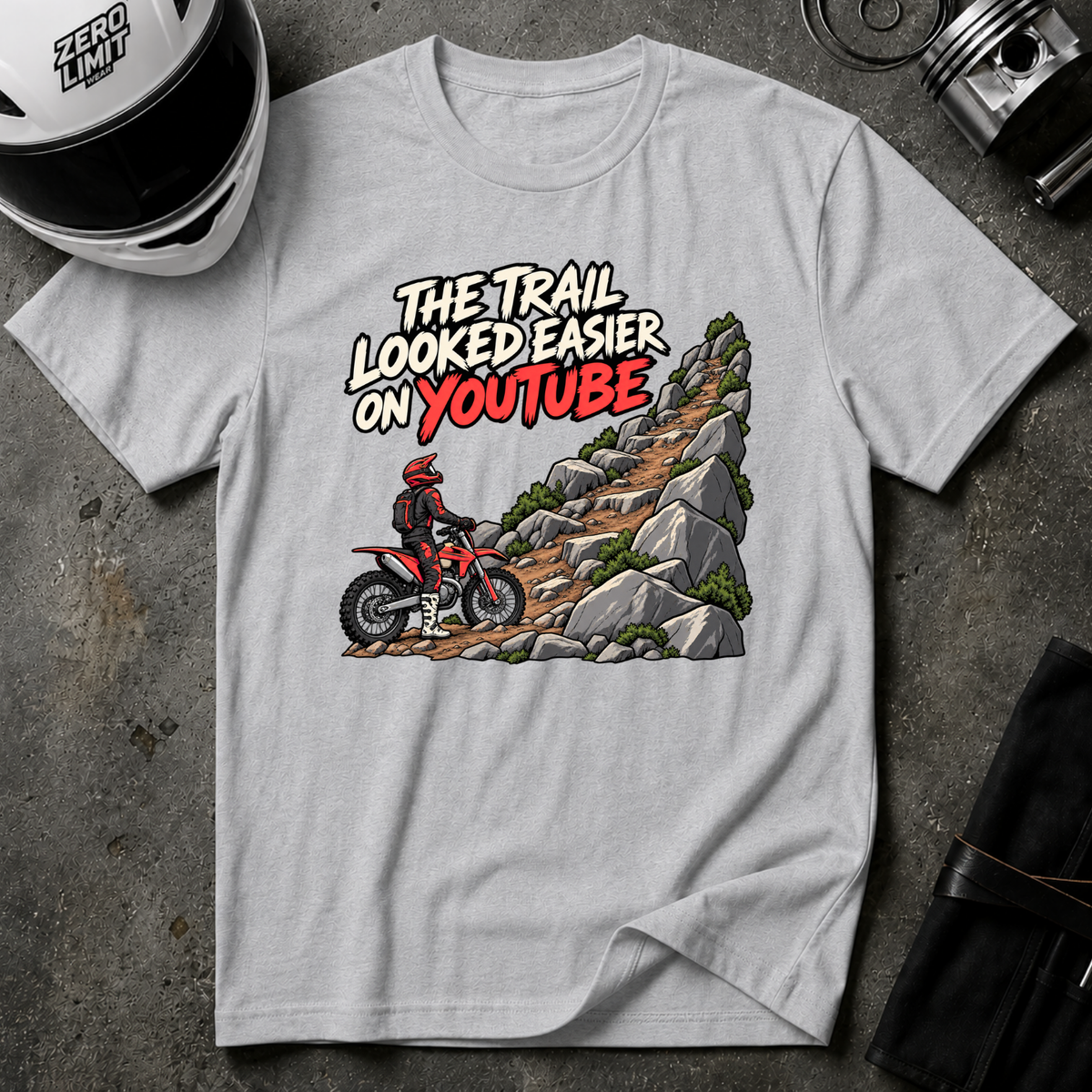 TRAIL LOOKED EASIER T-SHIRT