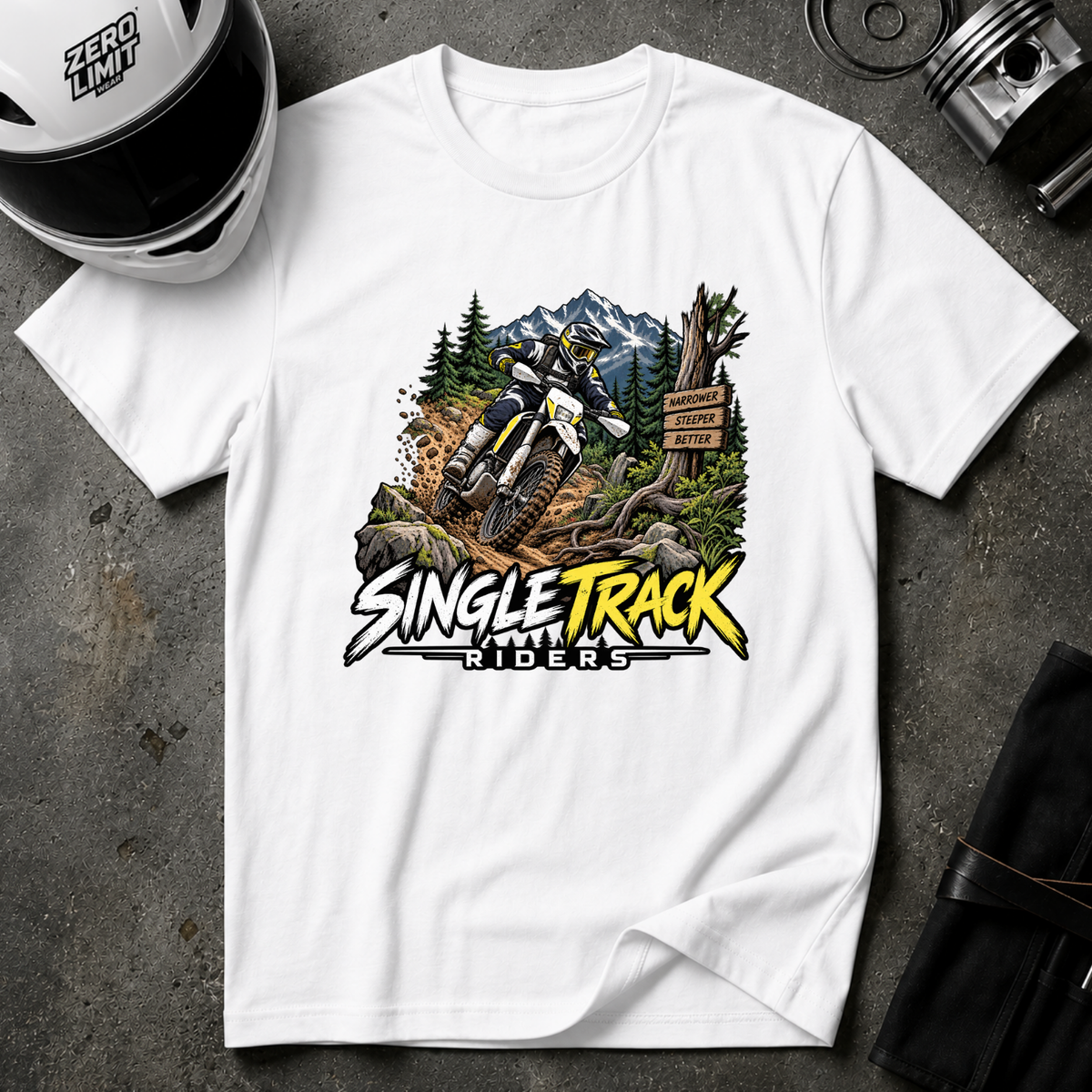 SINGLE TRACK RIDERS T-SHIRT