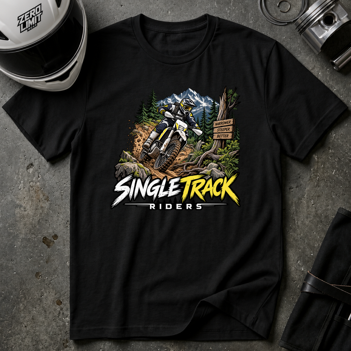 SINGLE TRACK RIDERS T-SHIRT