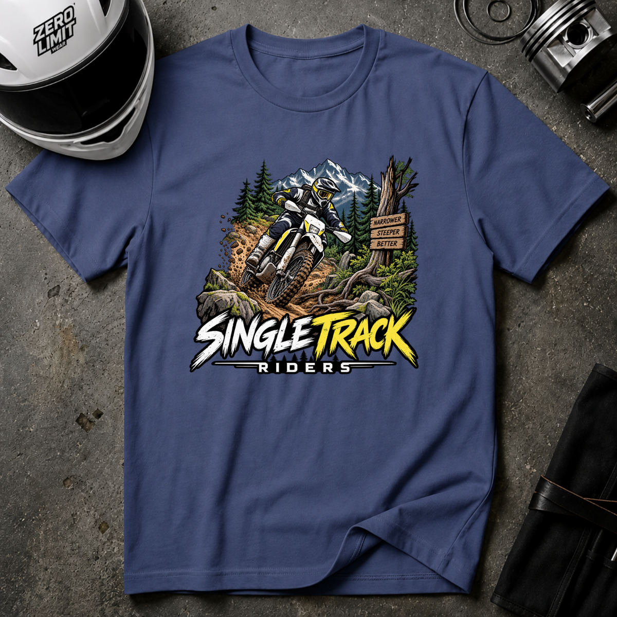 SINGLE TRACK RIDERS T-SHIRT