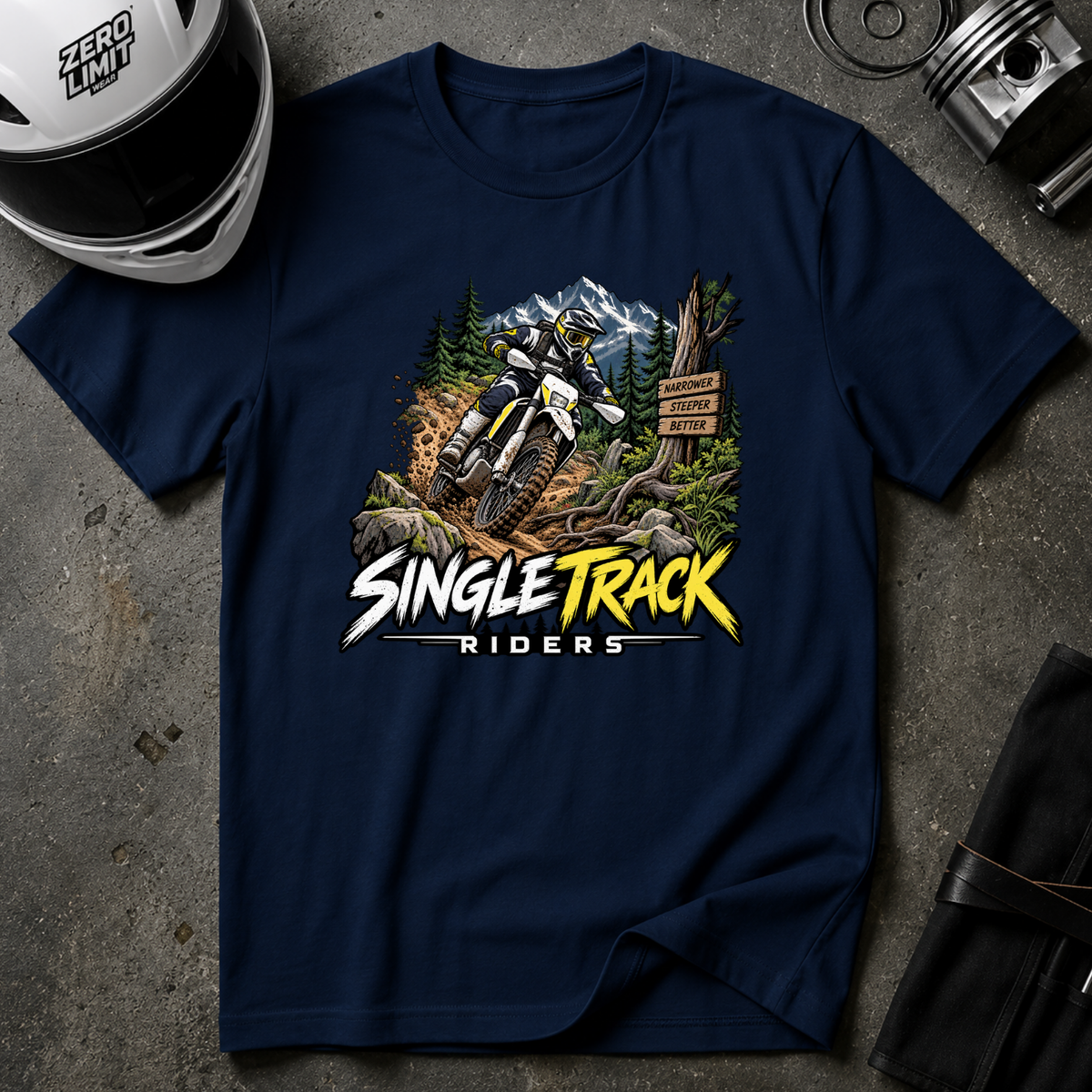 SINGLE TRACK RIDERS T-SHIRT