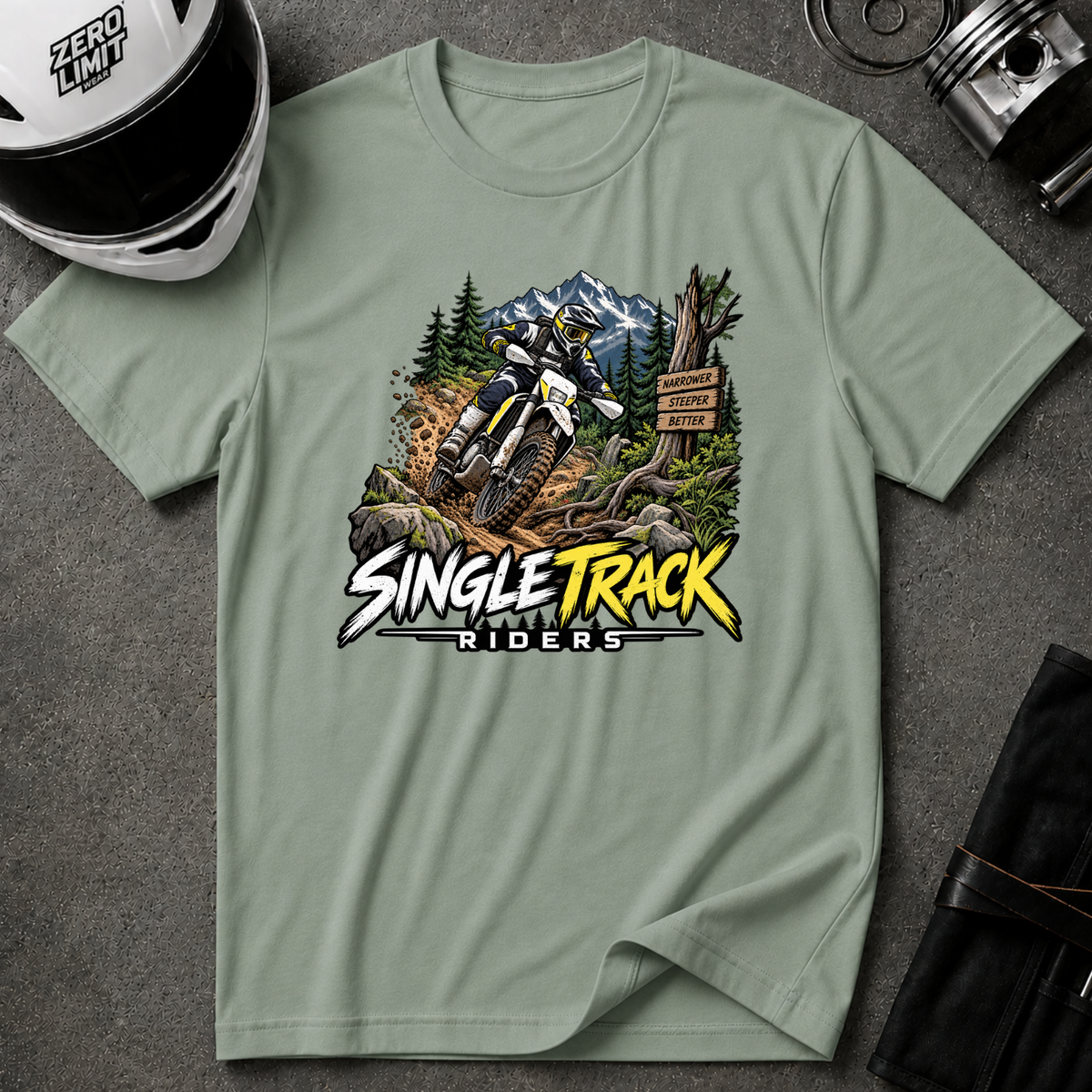 SINGLE TRACK RIDERS T-SHIRT