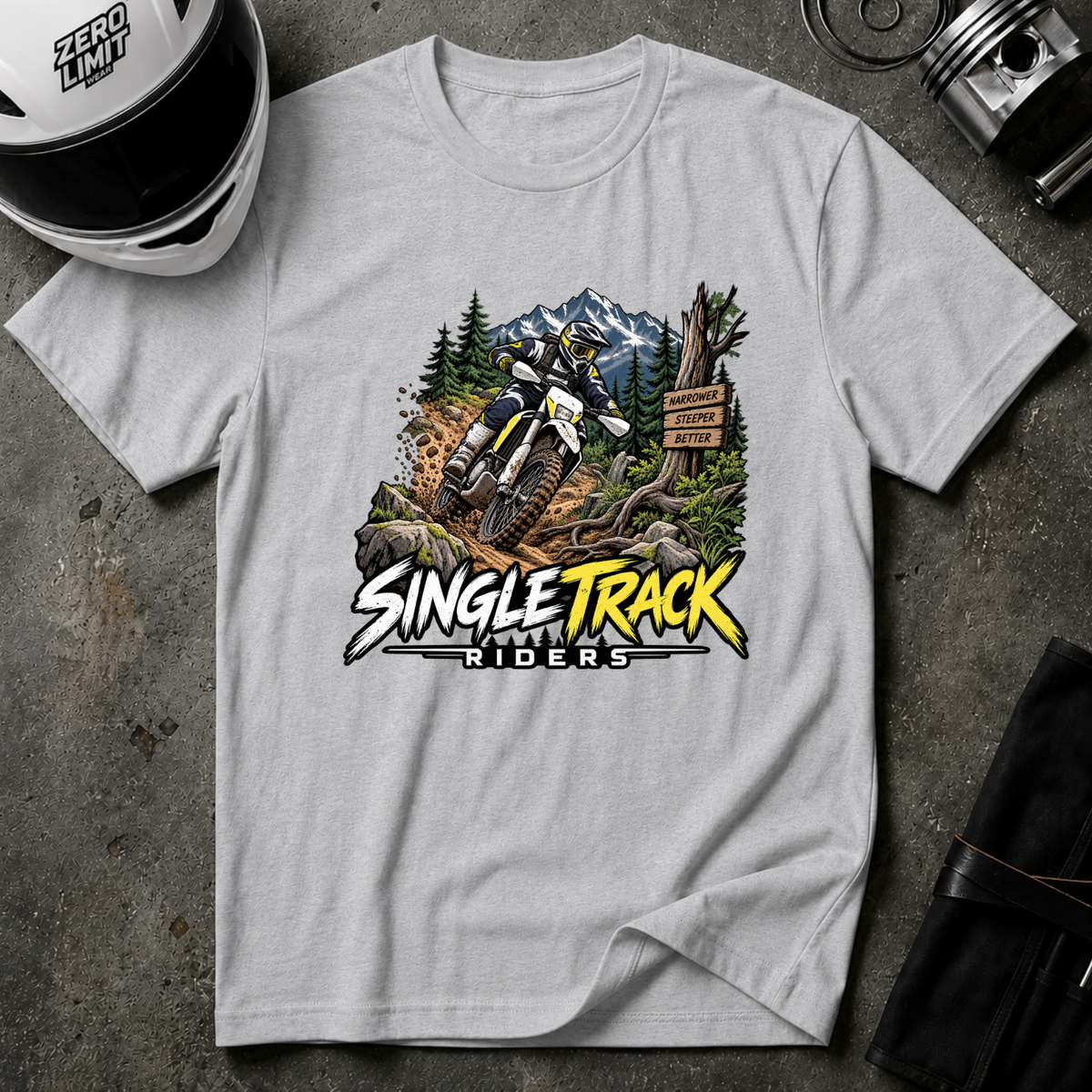 SINGLE TRACK RIDERS T-SHIRT