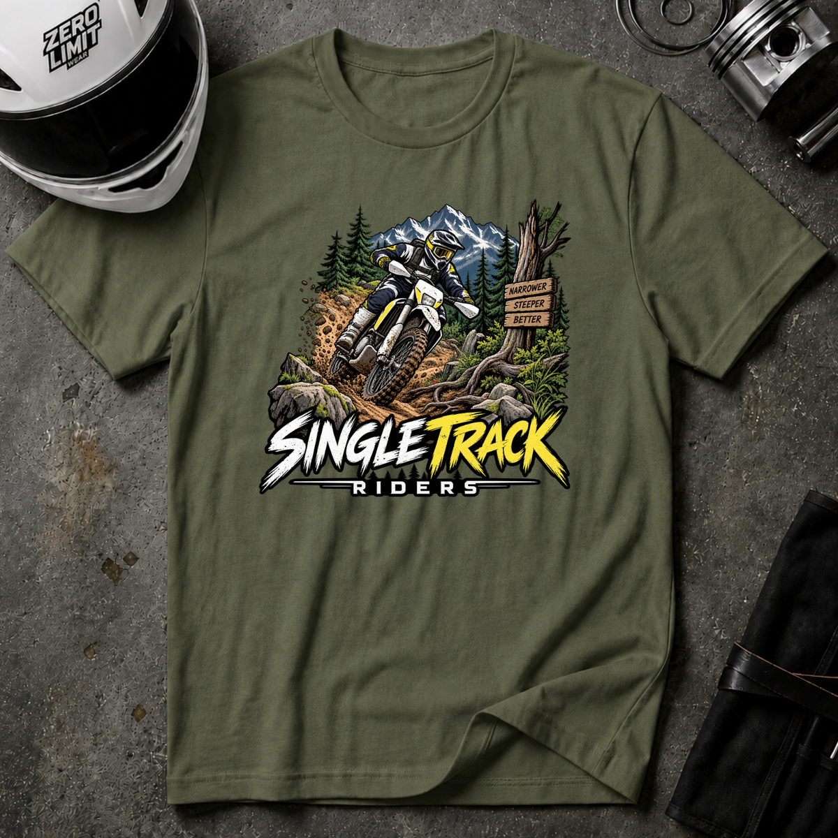 SINGLE TRACK RIDERS T-SHIRT