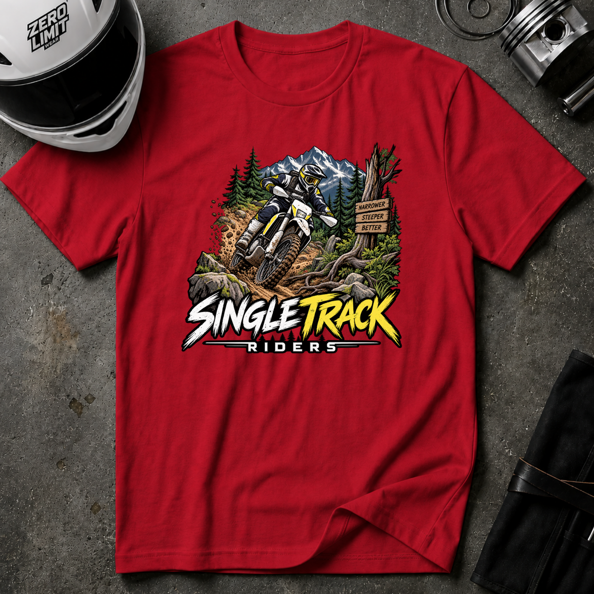 SINGLE TRACK RIDERS T-SHIRT