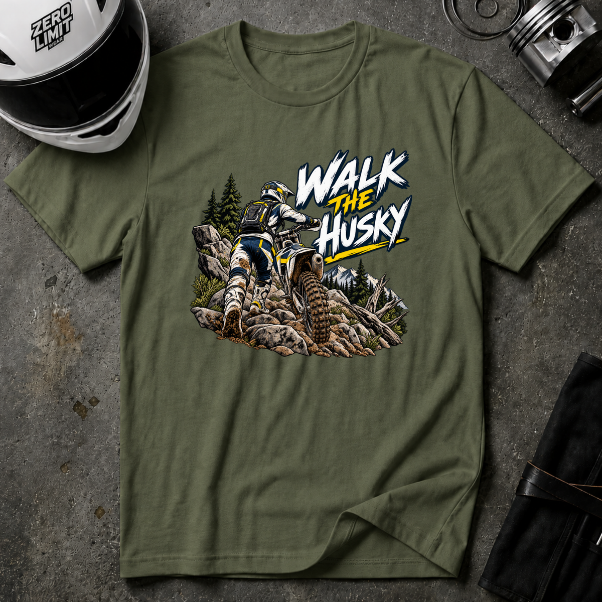 WALK THE HUSKY T-SHIRT