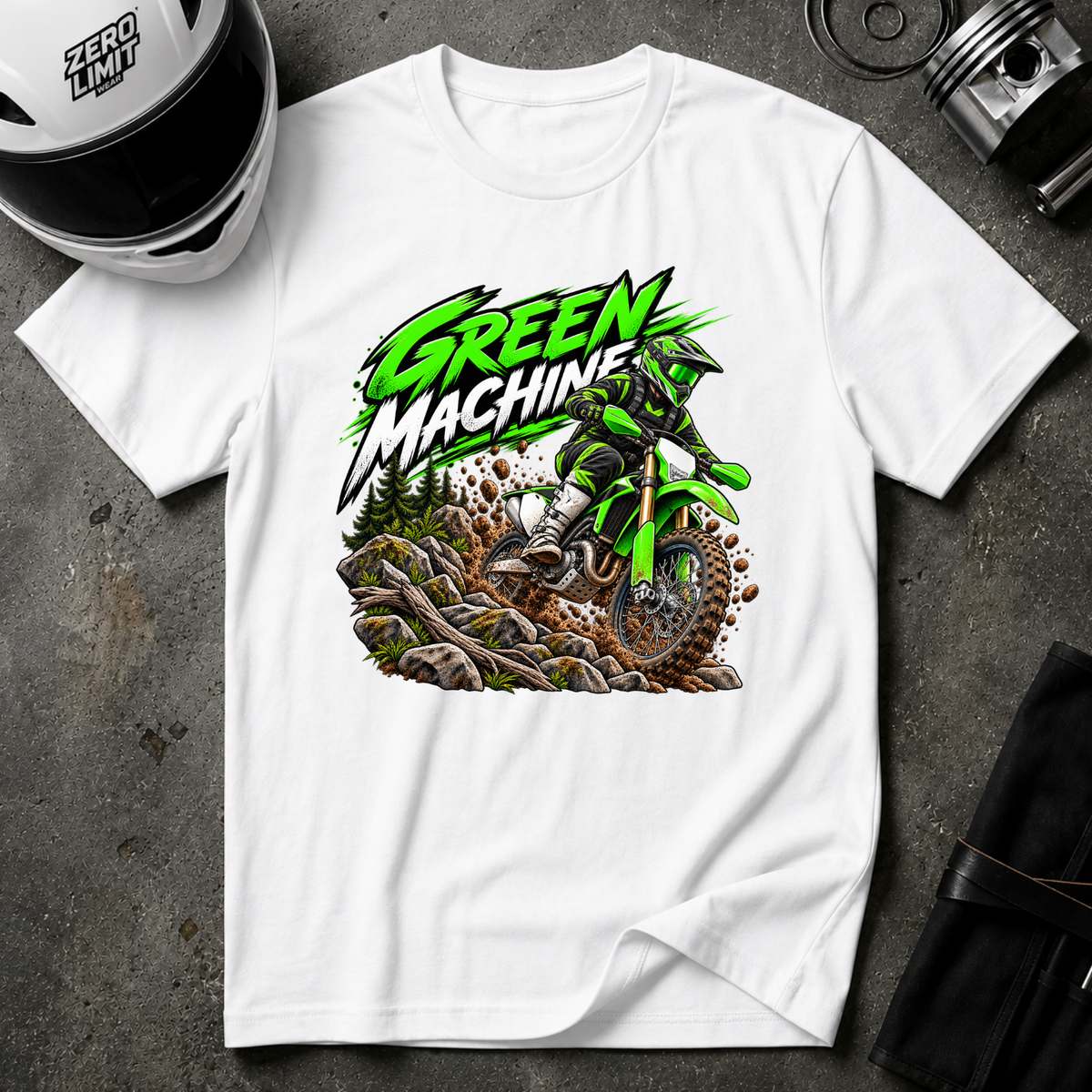 GREEN MACHINE T-SHIRT