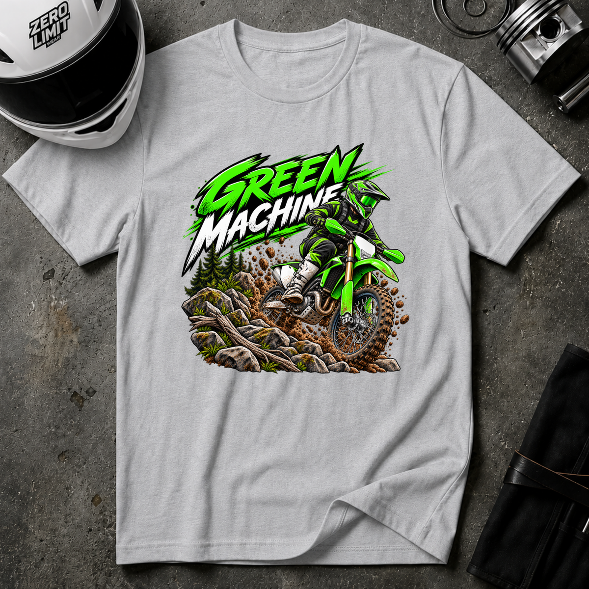 GREEN MACHINE T-SHIRT