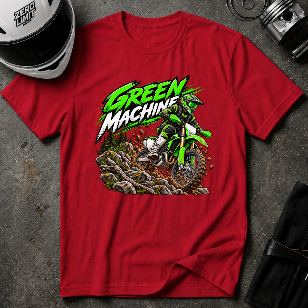 GREEN MACHINE T-SHIRT