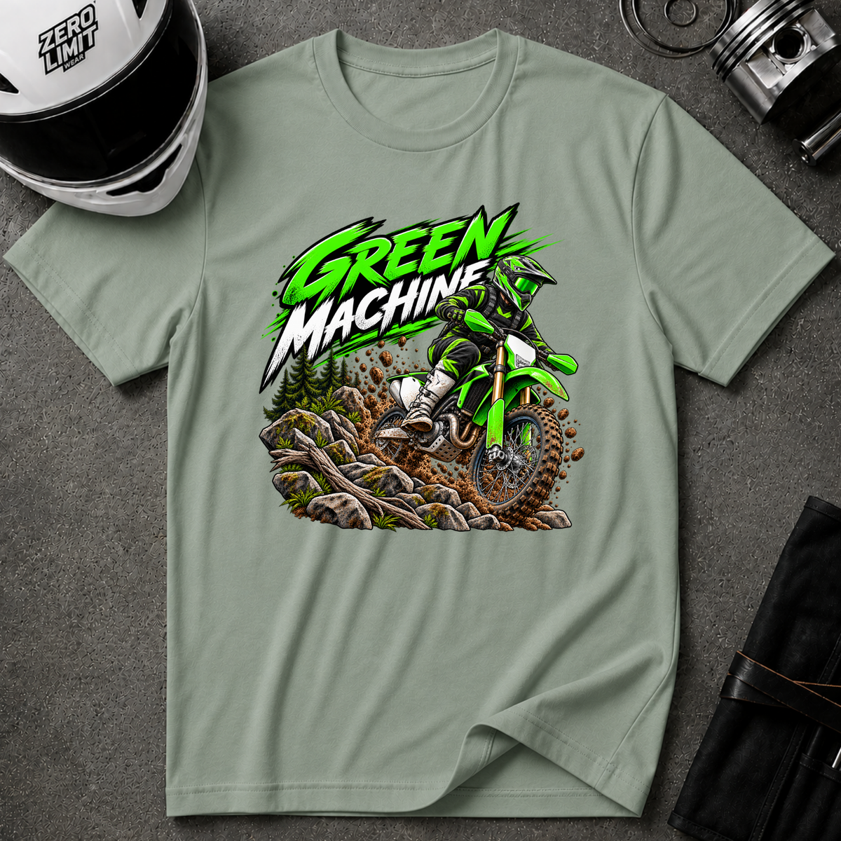 GREEN MACHINE T-SHIRT