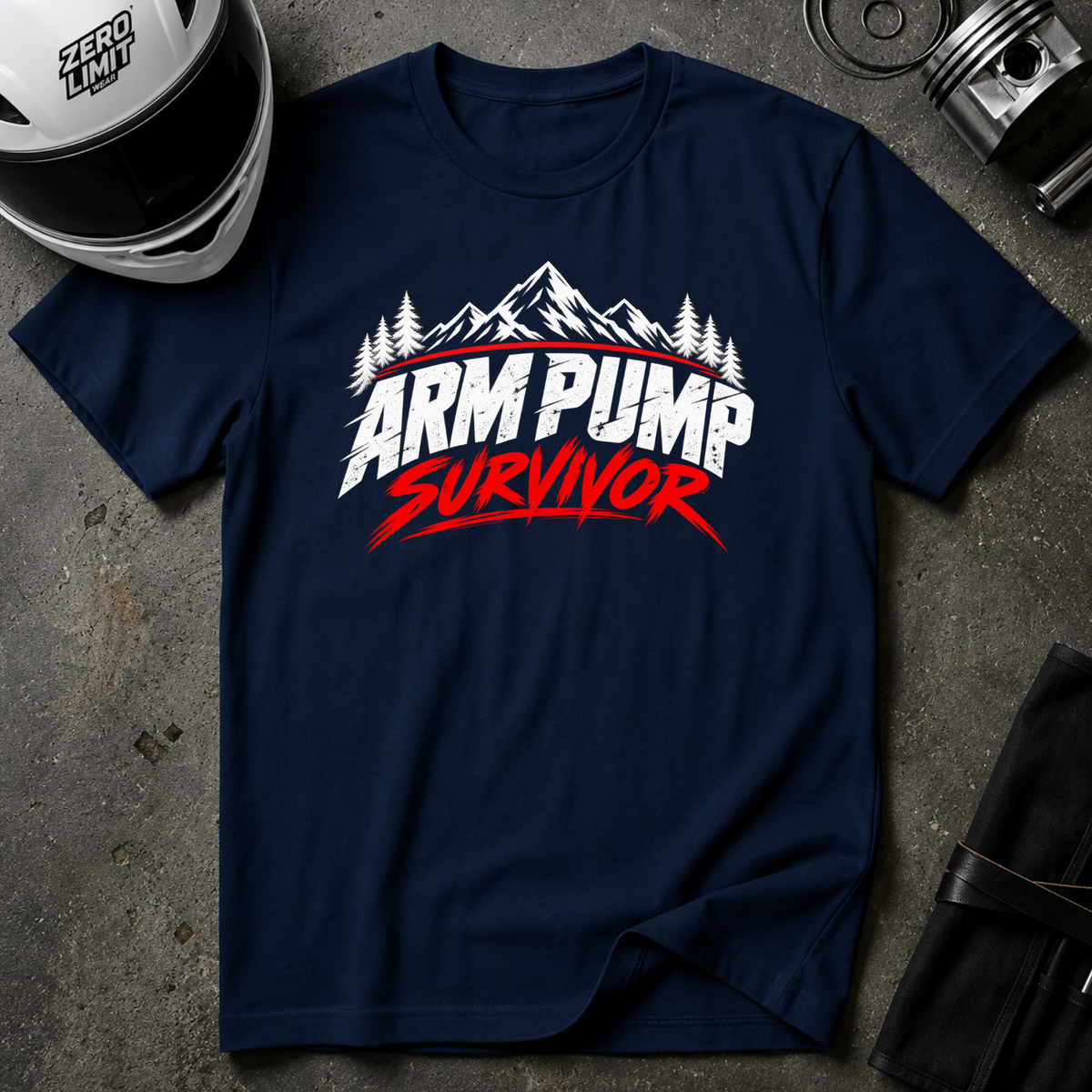 ARM PUMP SURVIVOR T-SHIRT