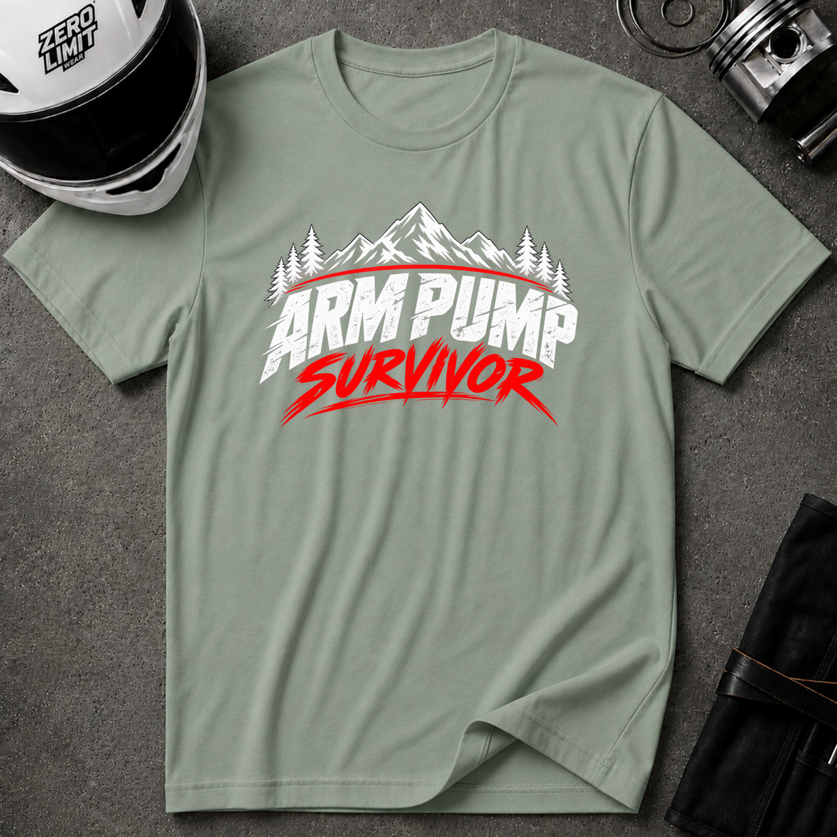 ARM PUMP SURVIVOR T-SHIRT
