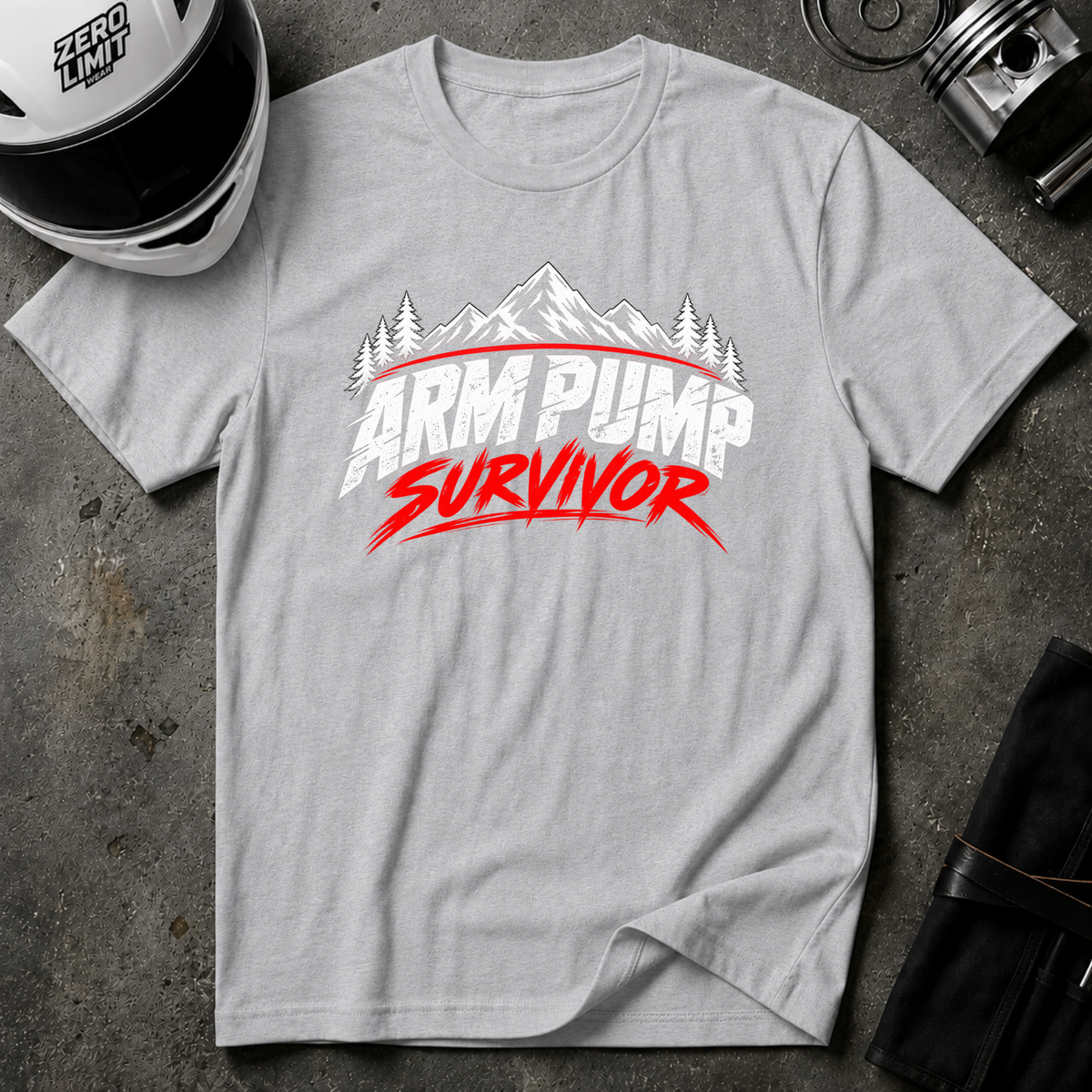 ARM PUMP SURVIVOR T-SHIRT