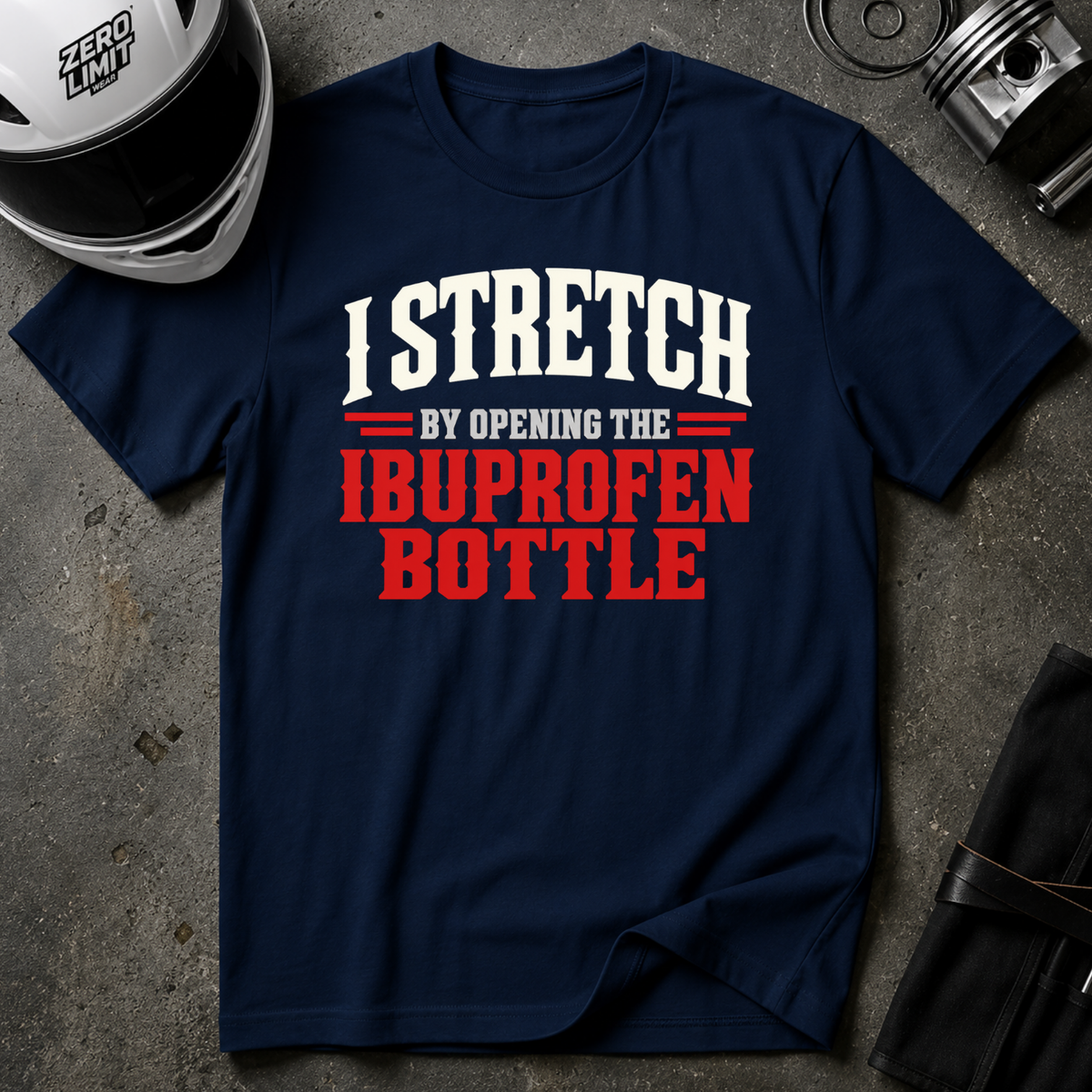 STRETCH BY OPENING IBUPROFEN T-SHIRT