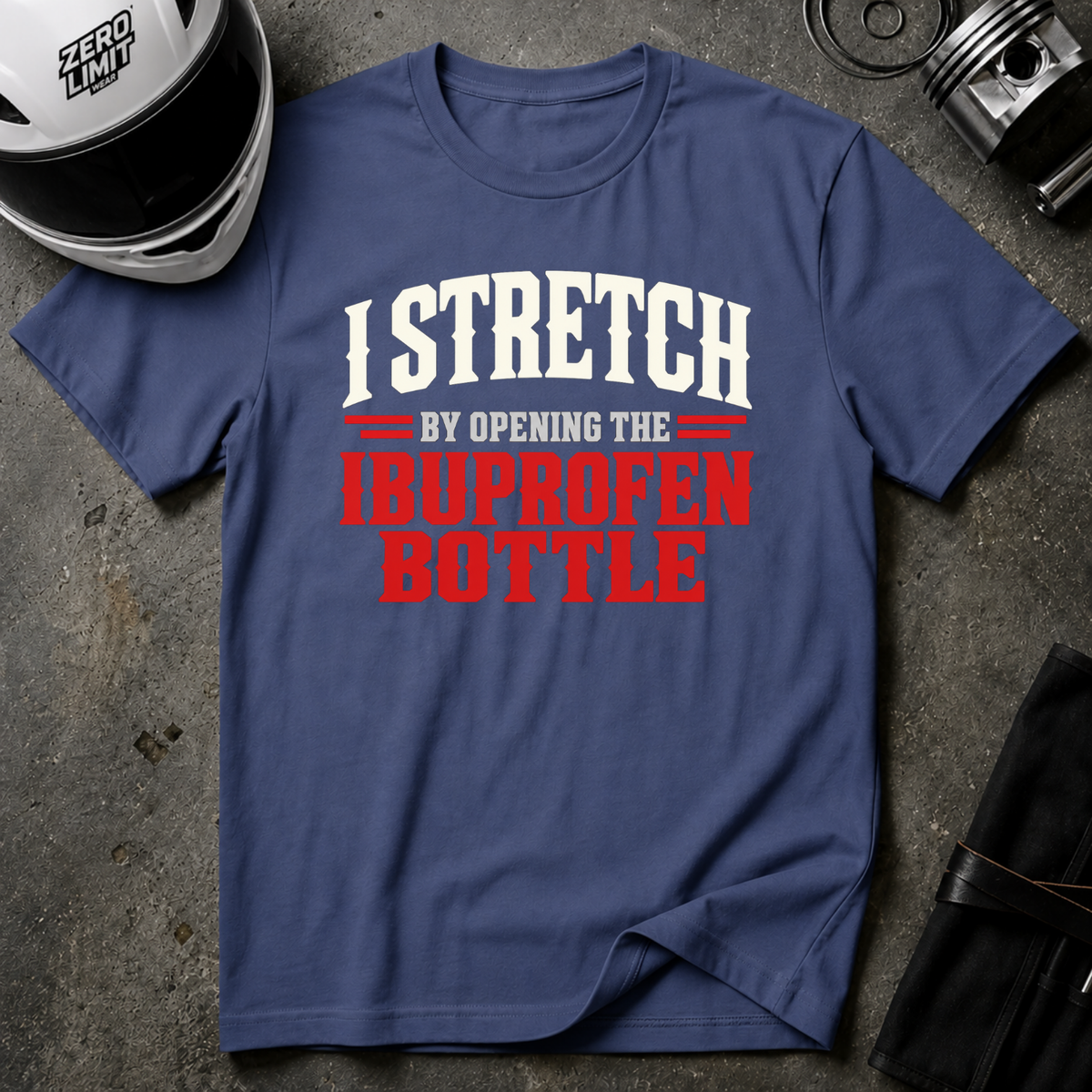 STRETCH BY OPENING IBUPROFEN T-SHIRT