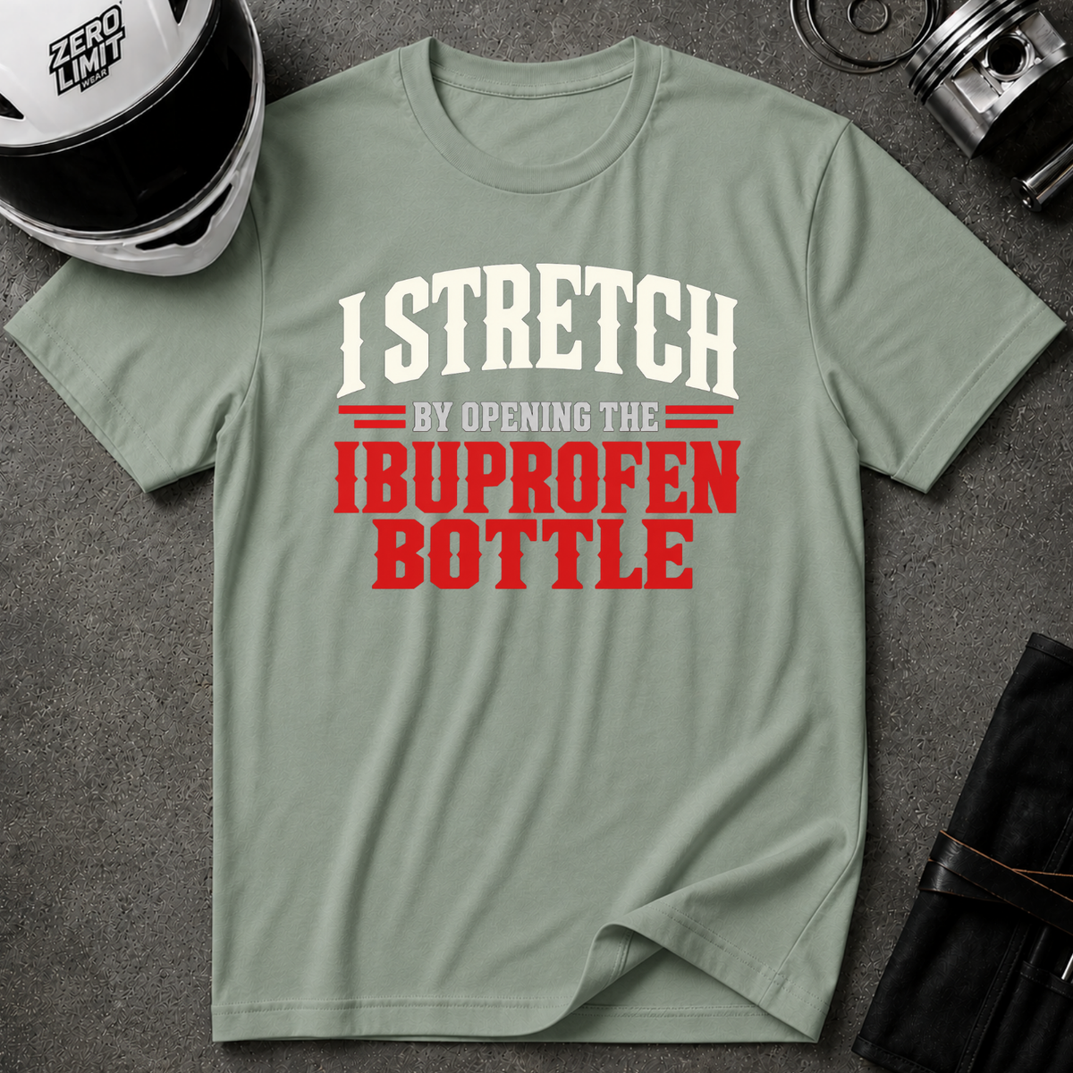 STRETCH BY OPENING IBUPROFEN T-SHIRT
