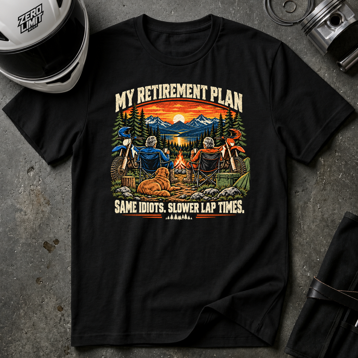 SAME IDIOTS, SLOWER TIMES T-SHIRT