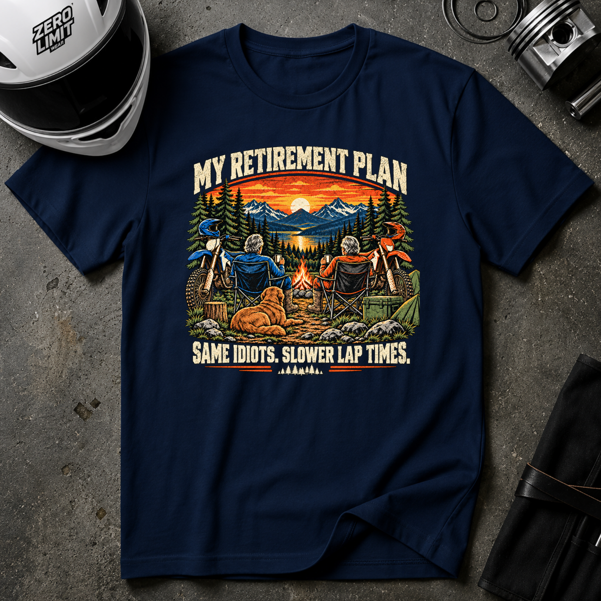 SAME IDIOTS, SLOWER TIMES T-SHIRT