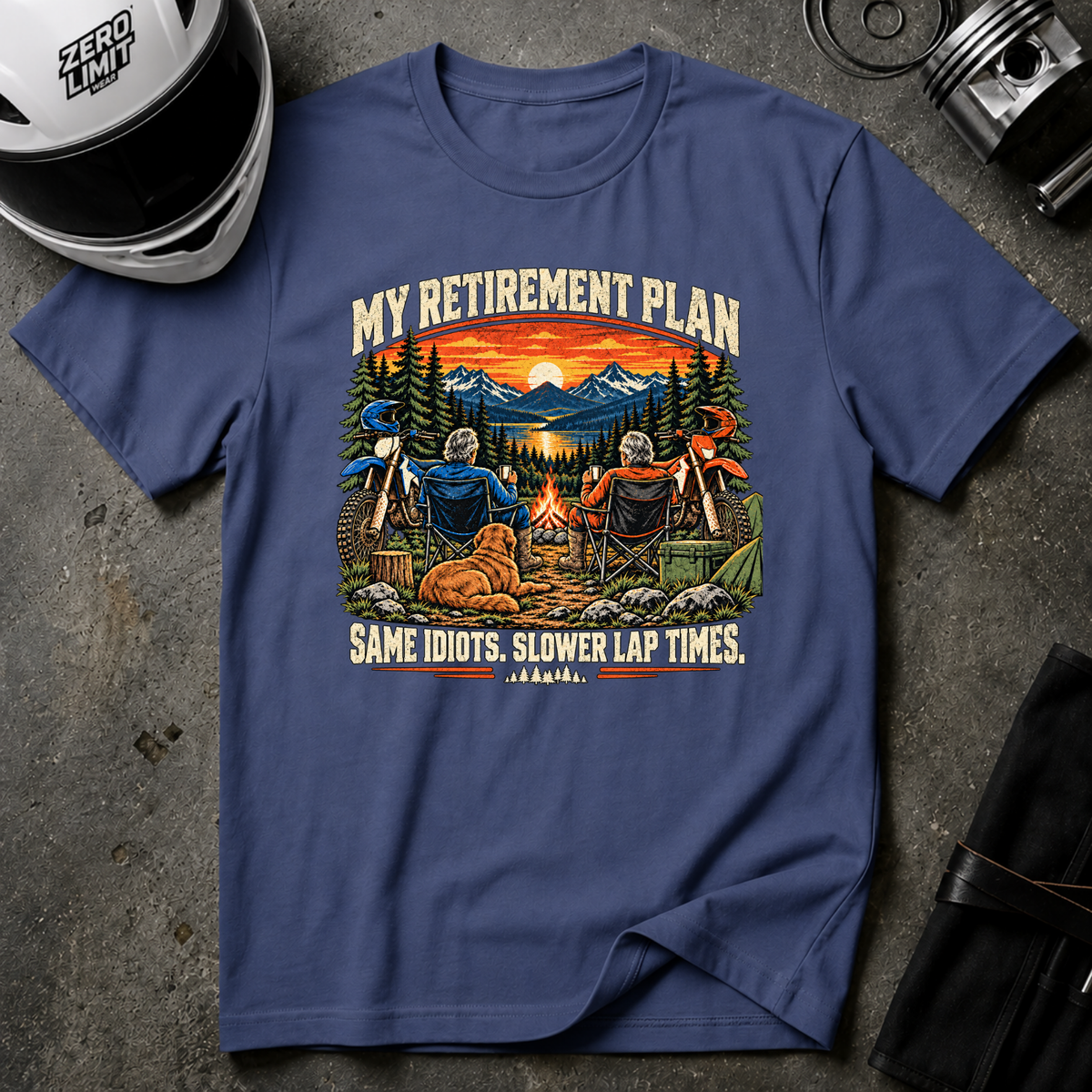 SAME IDIOTS, SLOWER TIMES T-SHIRT
