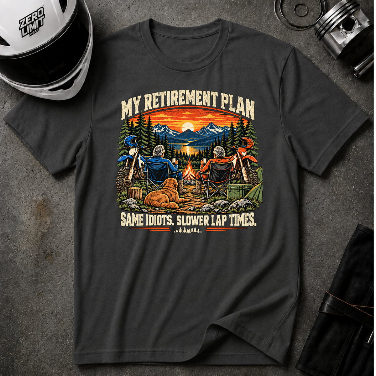 SAME IDIOTS, SLOWER TIMES T-SHIRT