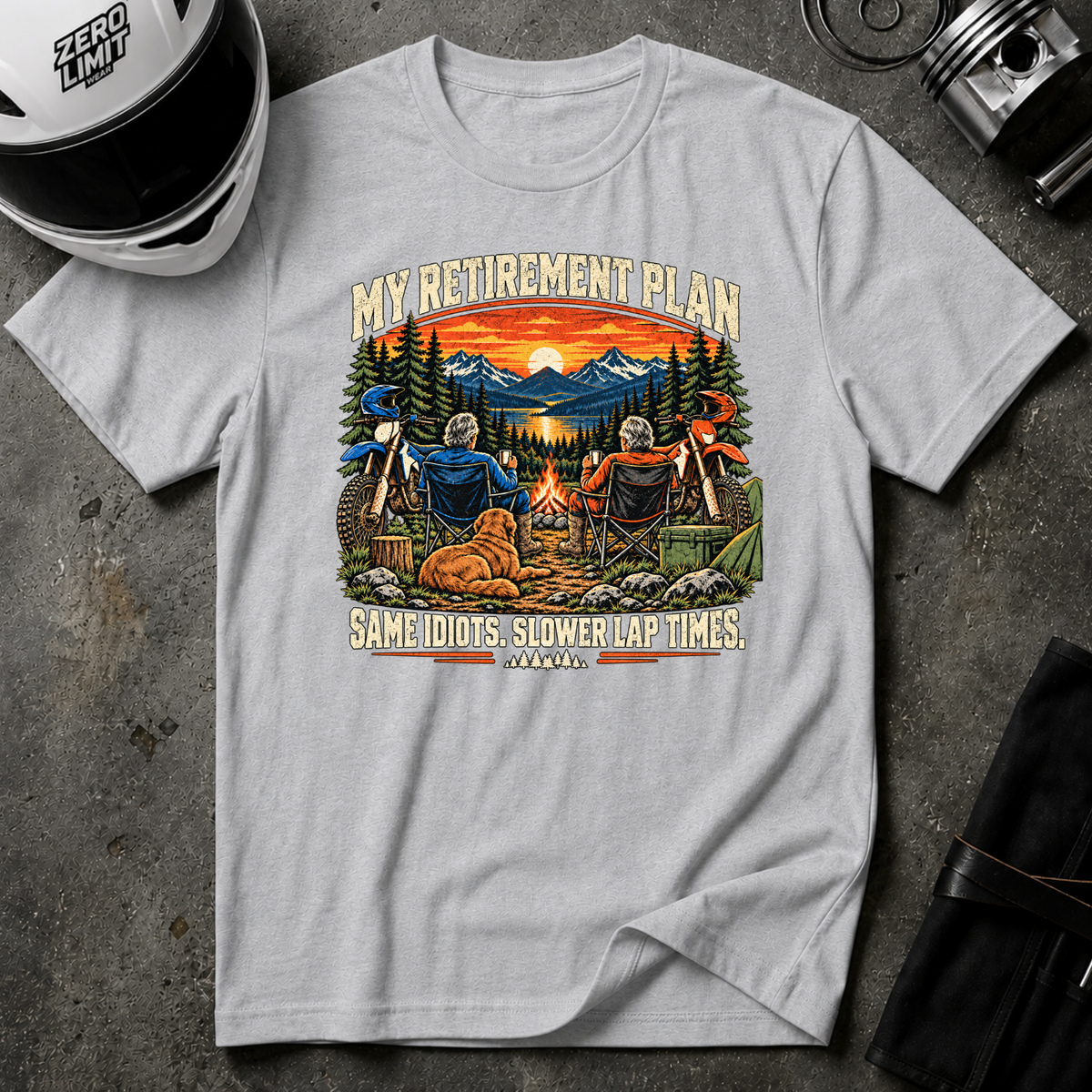 SAME IDIOTS, SLOWER TIMES T-SHIRT