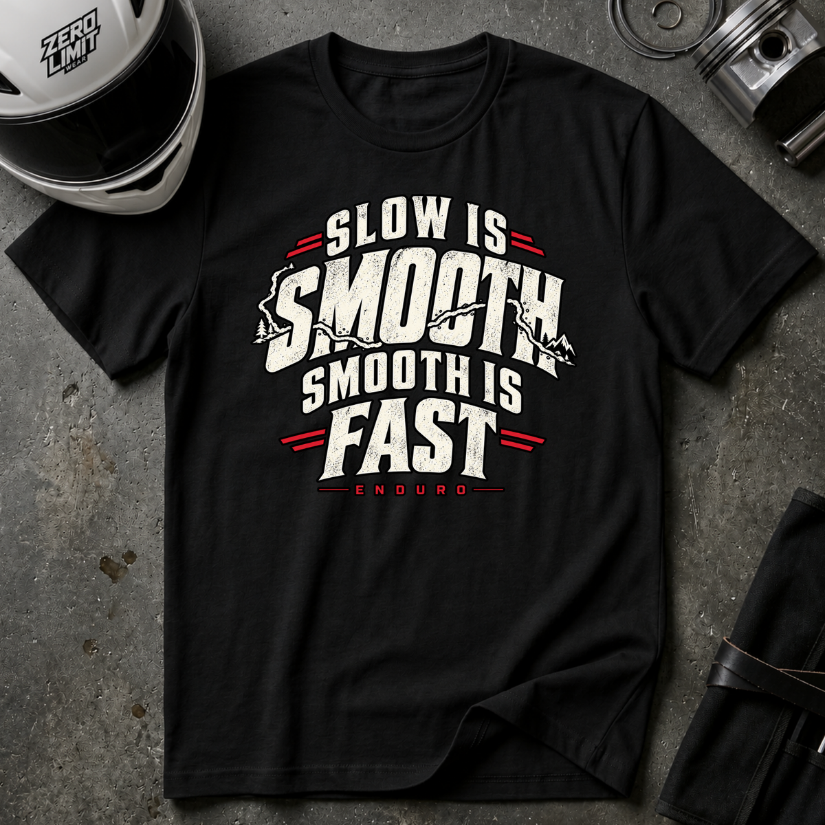 SLOW IS SMOOTH ENDURO T-SHIRT