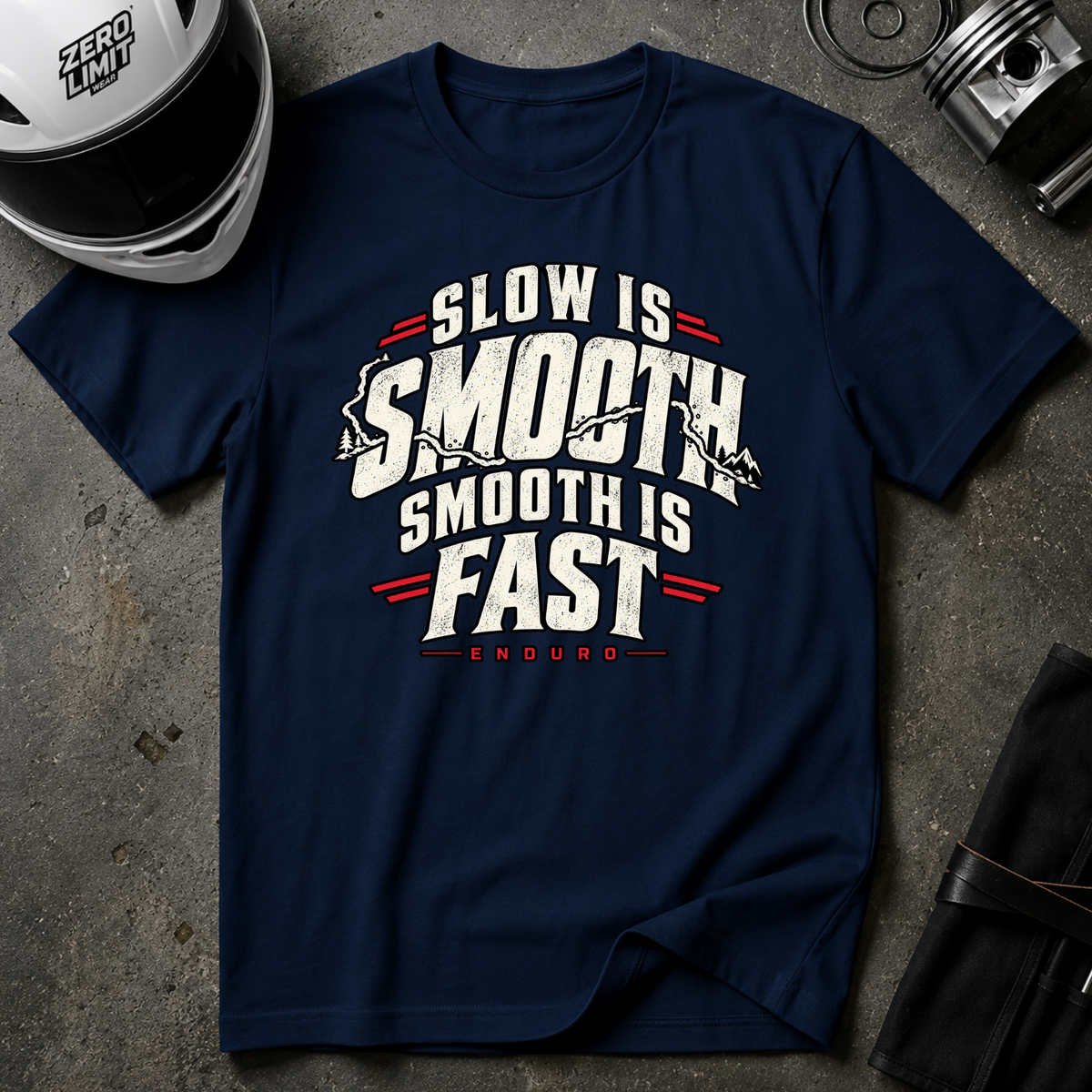 SLOW IS SMOOTH ENDURO T-SHIRT