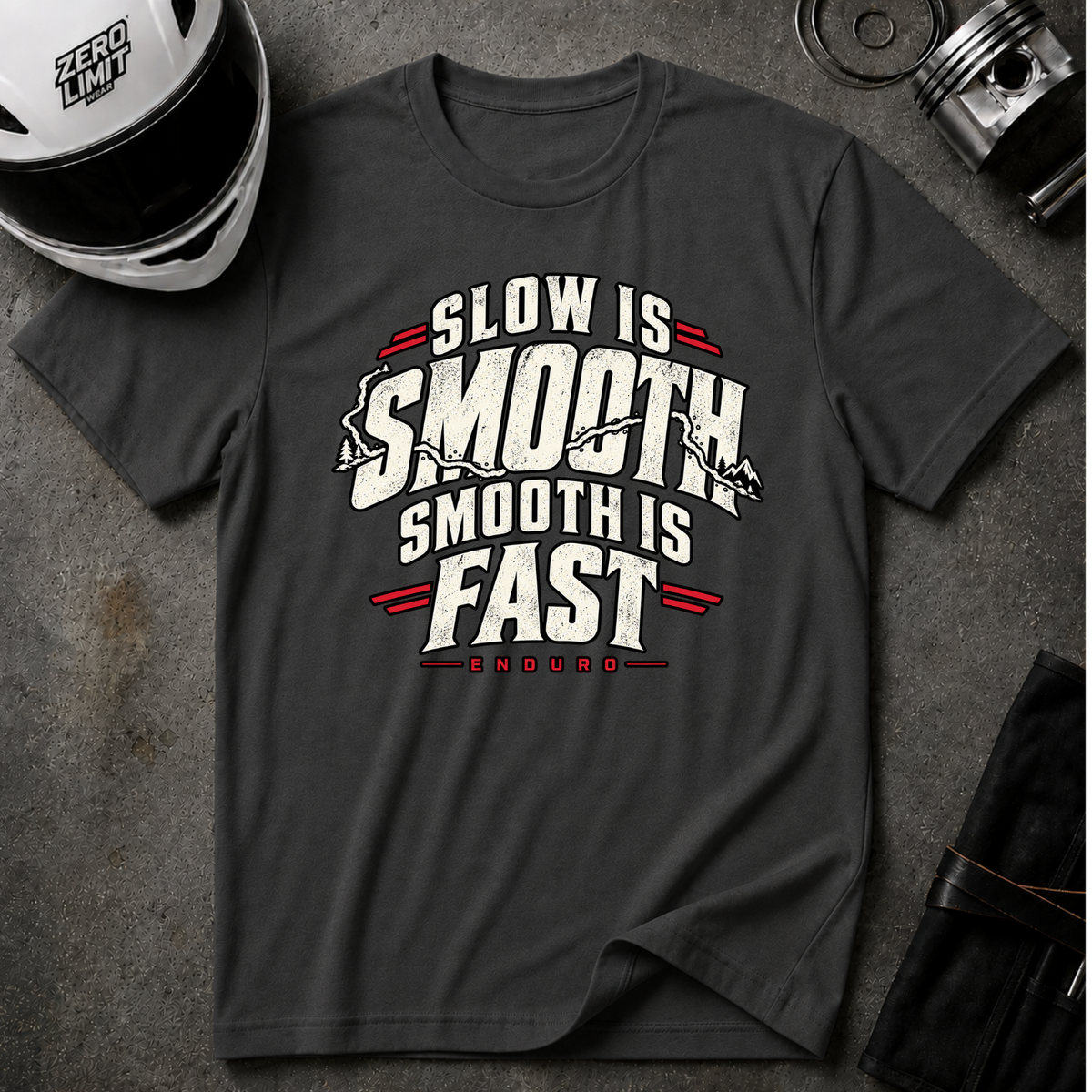 SLOW IS SMOOTH ENDURO T-SHIRT