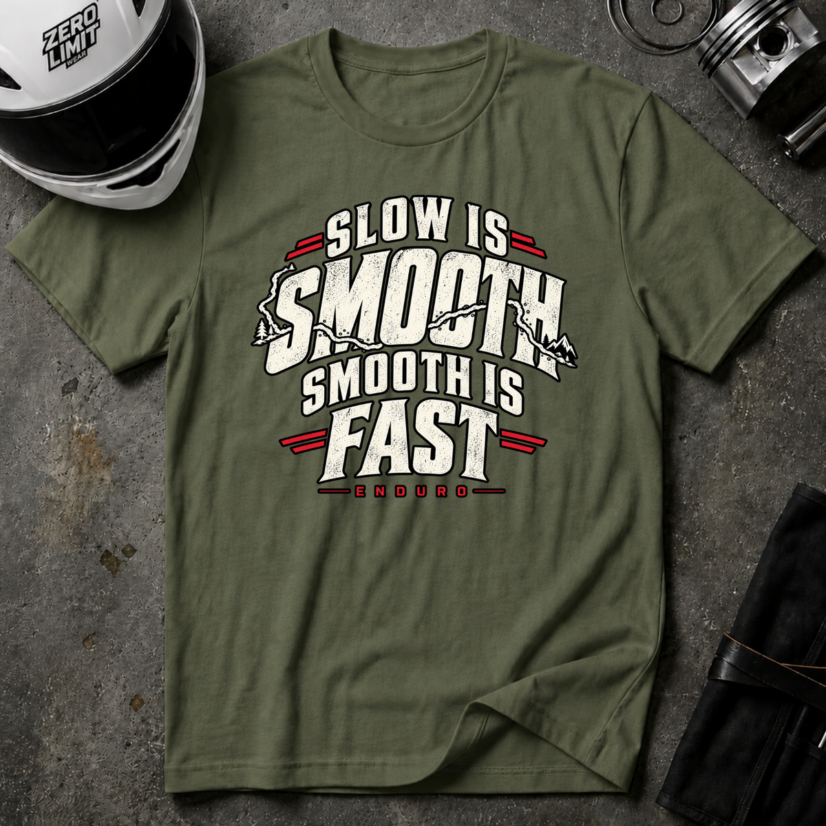 SLOW IS SMOOTH ENDURO T-SHIRT