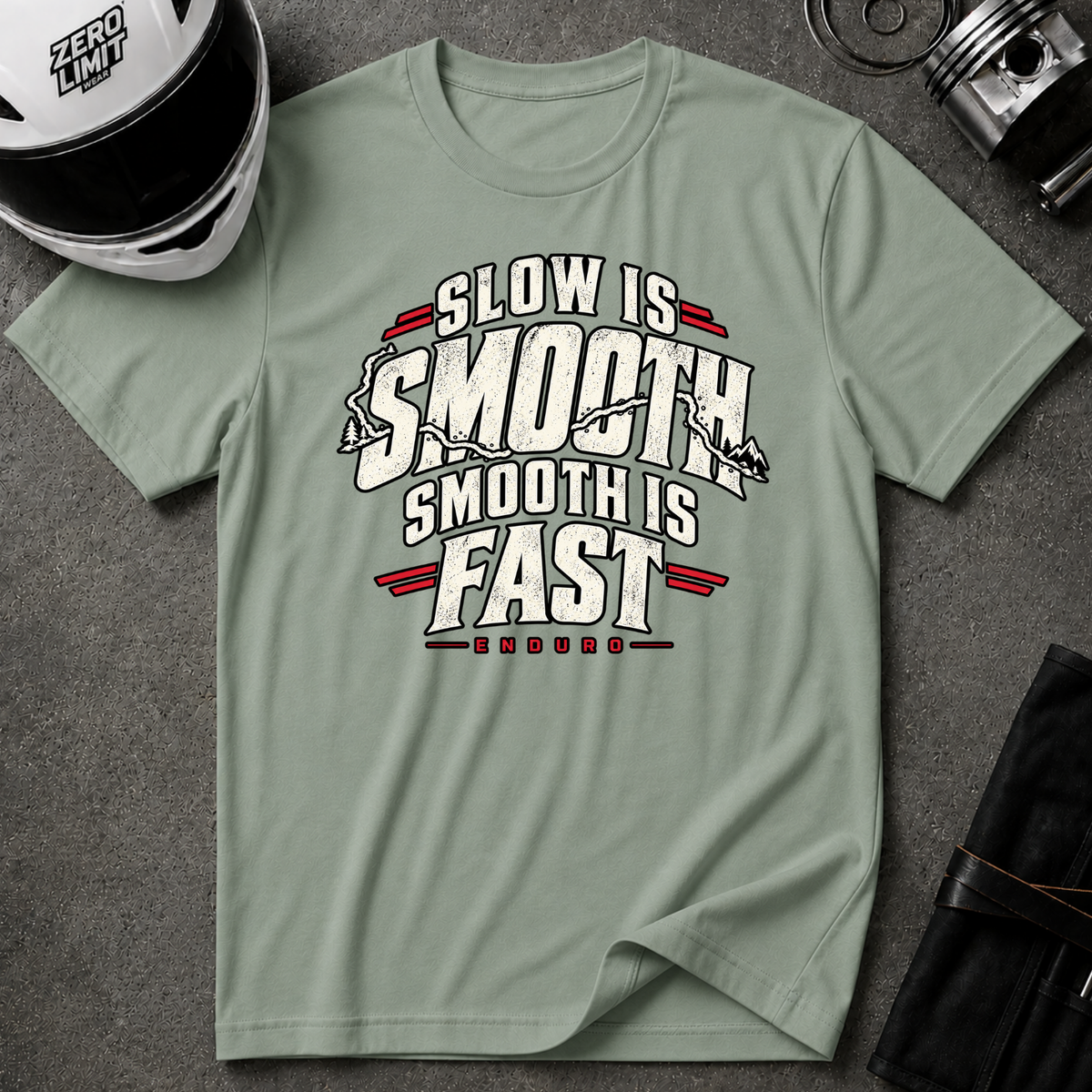 SLOW IS SMOOTH ENDURO T-SHIRT