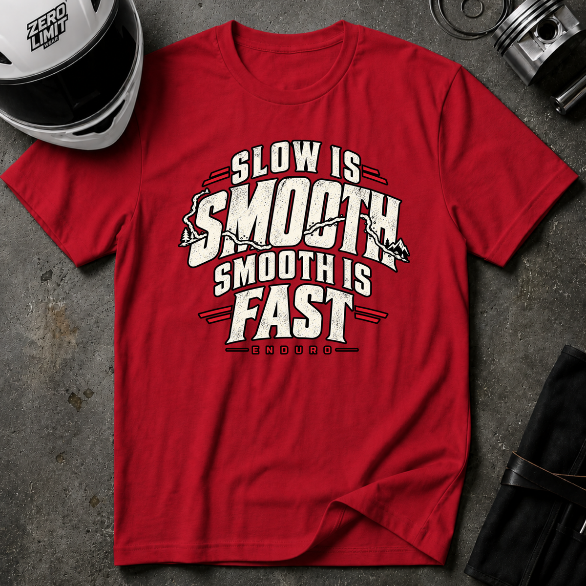 SLOW IS SMOOTH ENDURO T-SHIRT