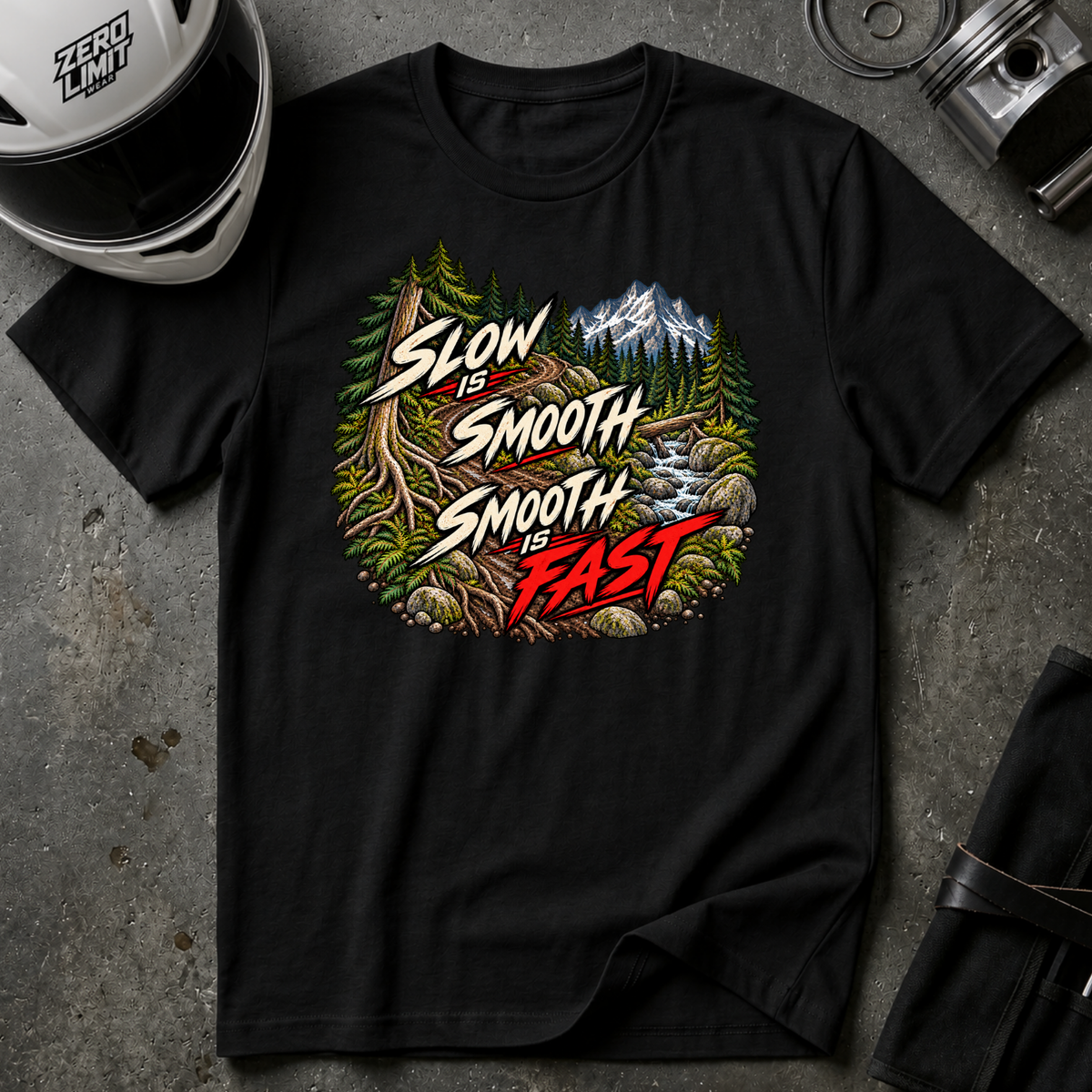 SLOW IS SMOOTH, SMOOTH IS FAST T-SHIRT