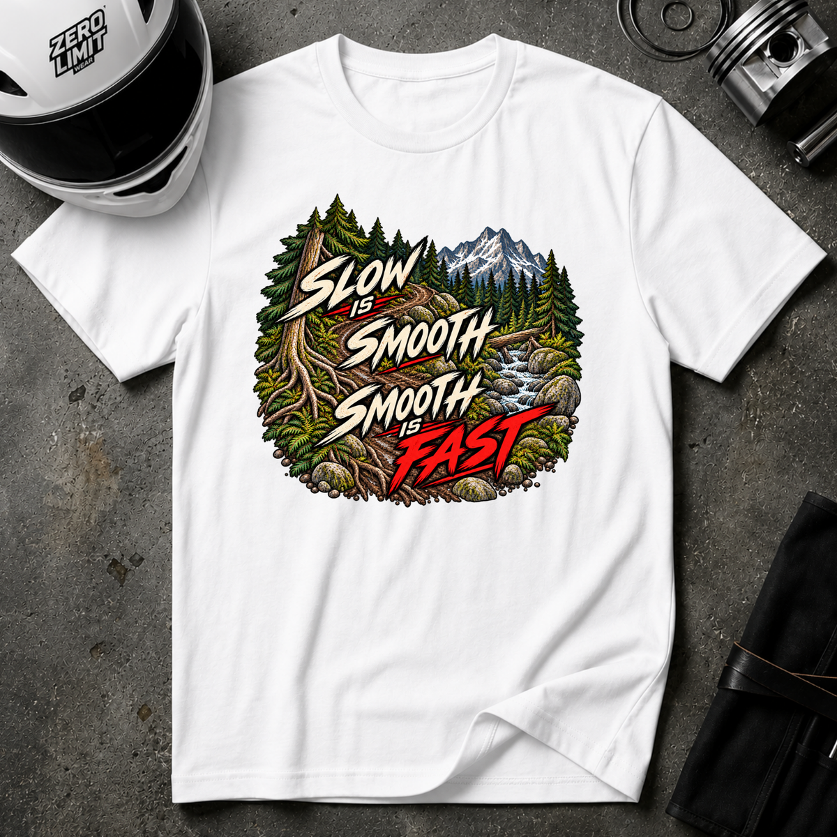 SLOW IS SMOOTH, SMOOTH IS FAST T-SHIRT