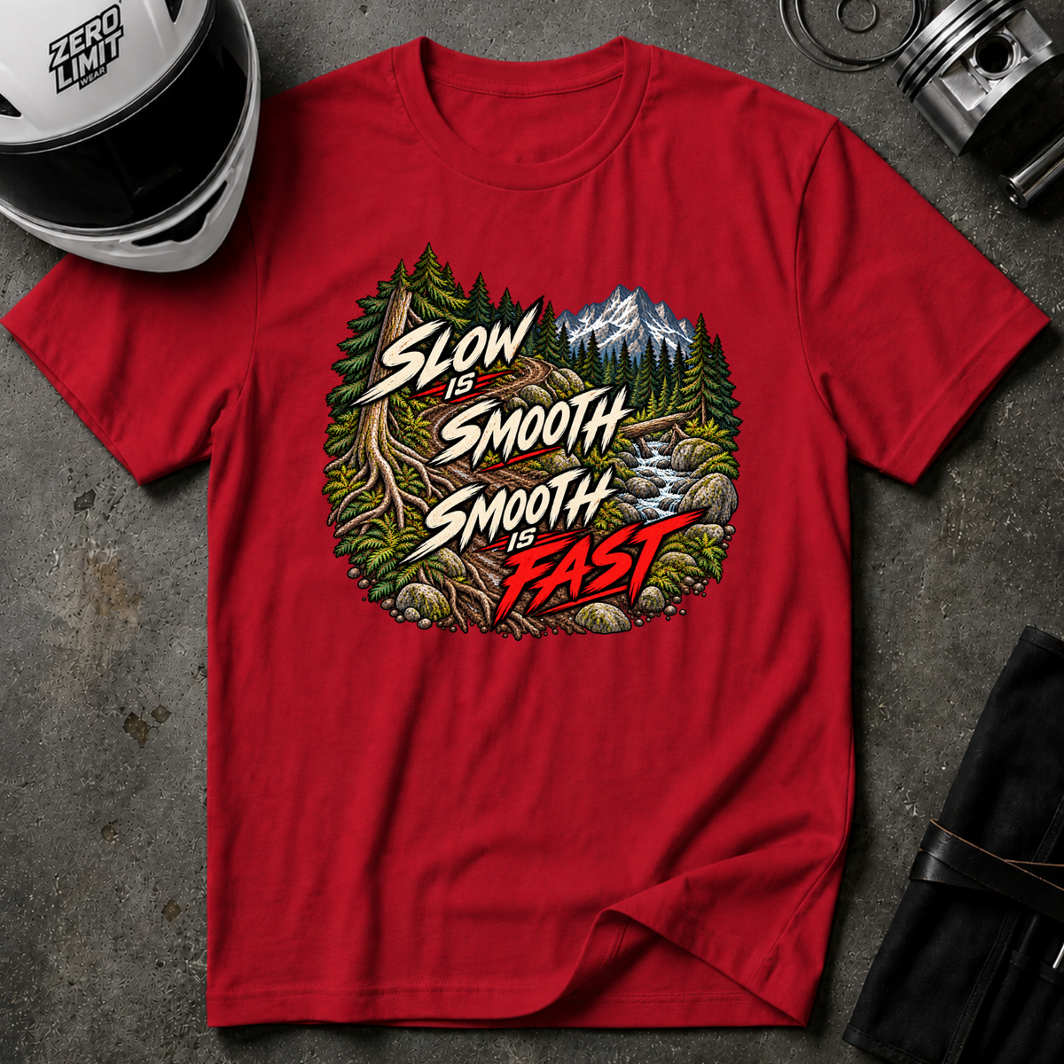 SLOW IS SMOOTH, SMOOTH IS FAST T-SHIRT