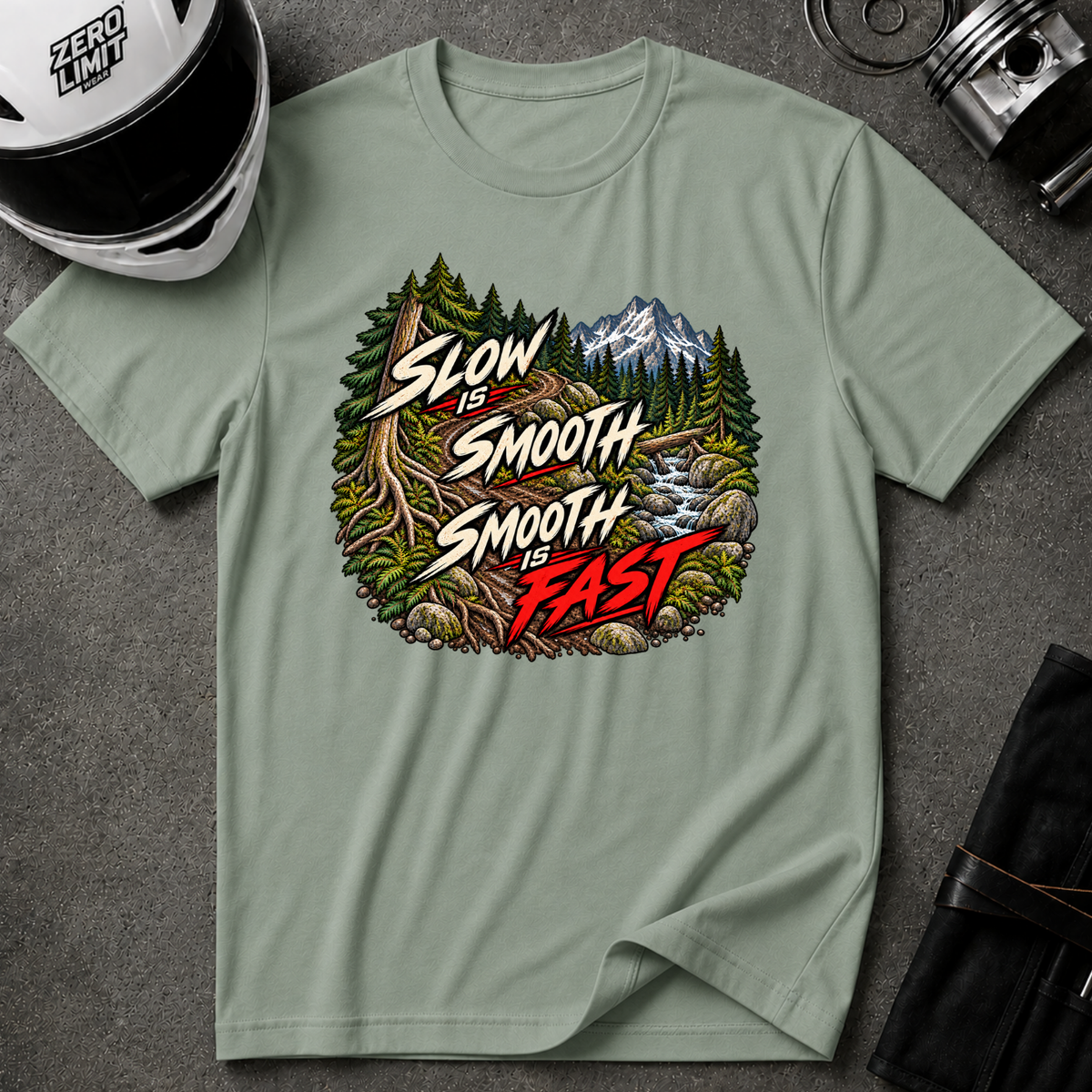 SLOW IS SMOOTH, SMOOTH IS FAST T-SHIRT