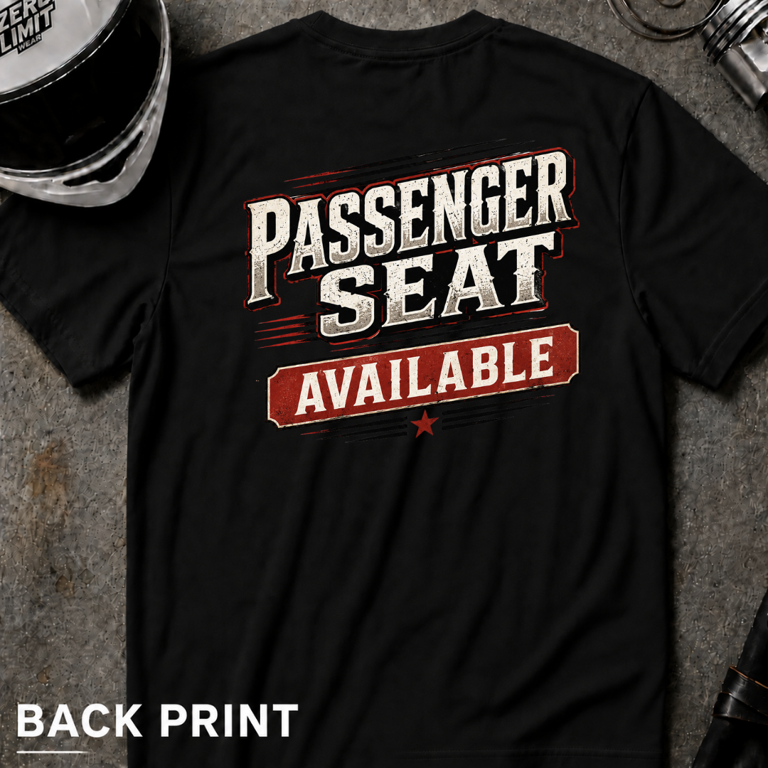 PASSENGER SEAT - AVAILABLE T-SHIRT
