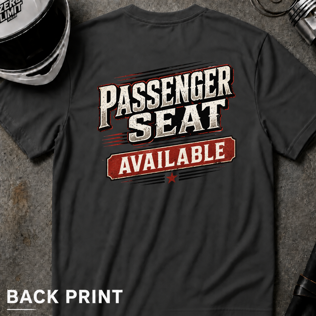 PASSENGER SEAT - AVAILABLE T-SHIRT