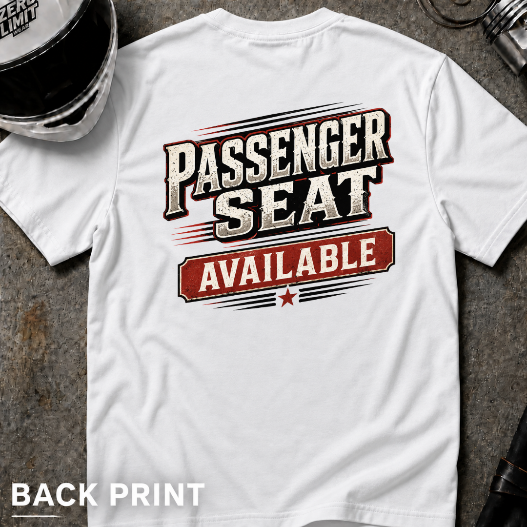 PASSENGER SEAT - AVAILABLE T-SHIRT