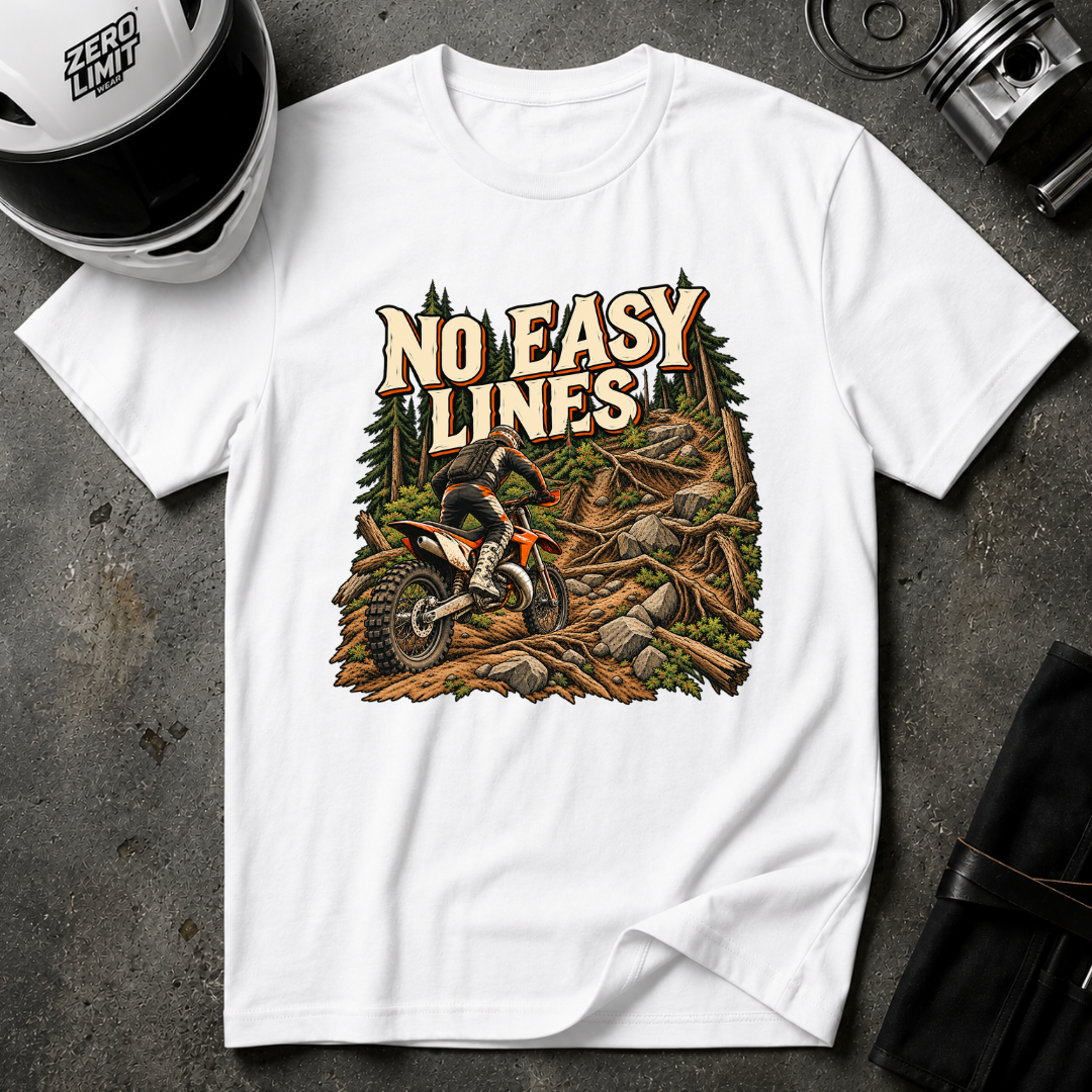 NO EASY LINES T-SHIRT