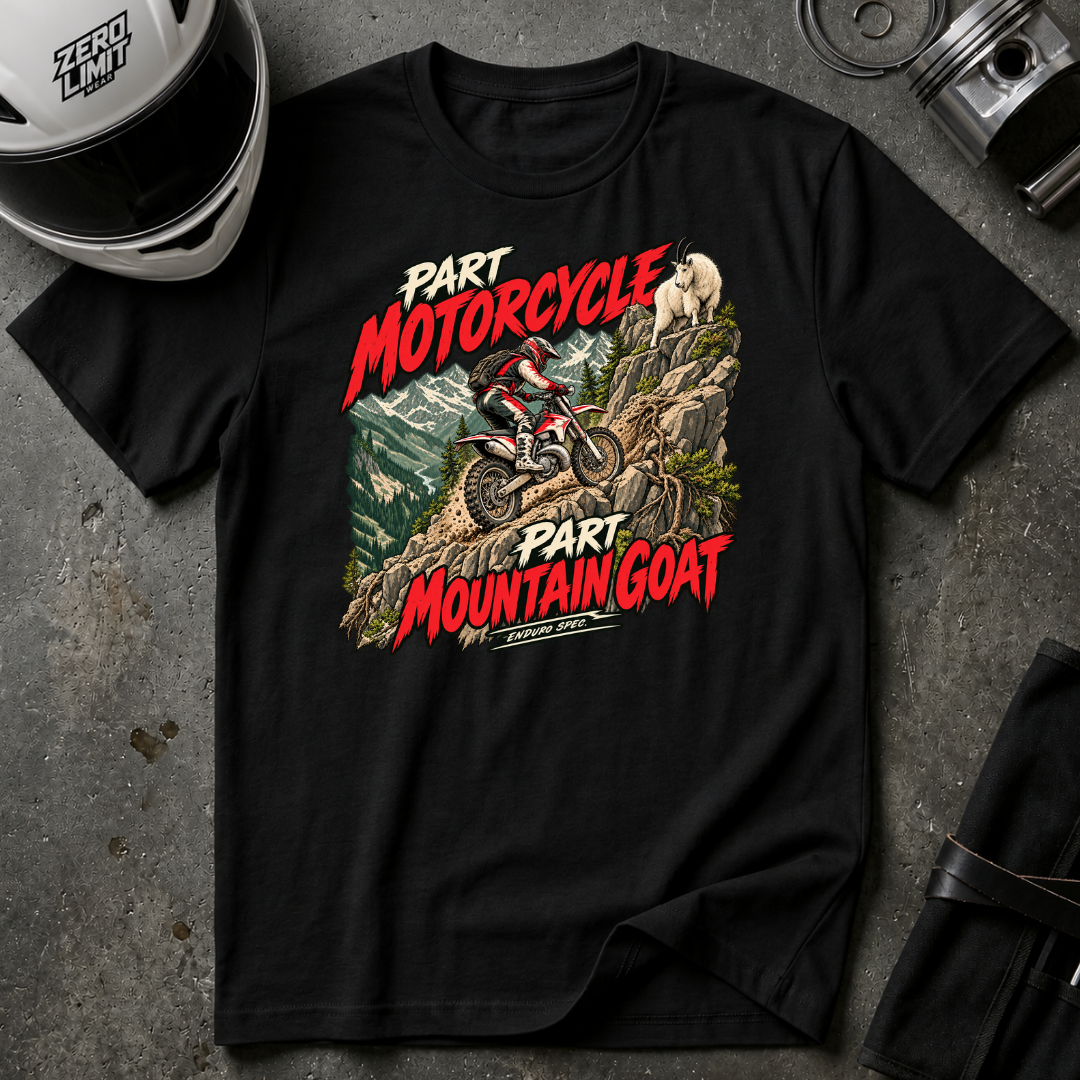 PART MOTORCYCLE PART GOAT T-SHIRT