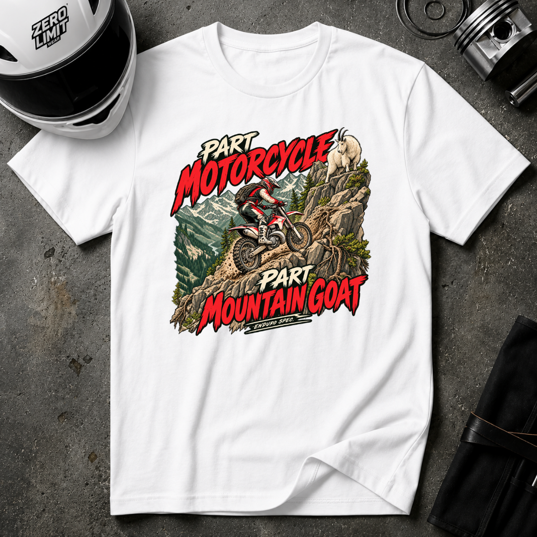 PART MOTORCYCLE PART GOAT T-SHIRT