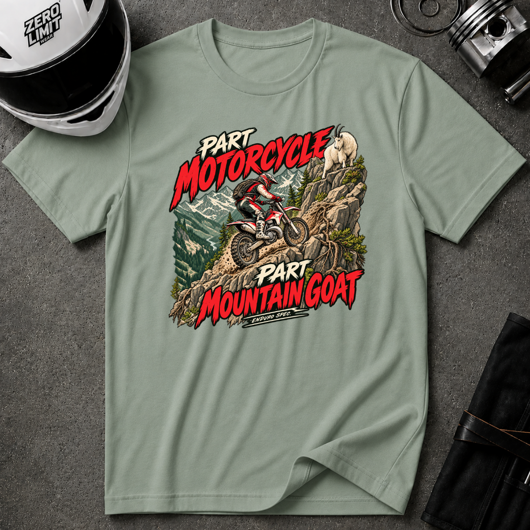 PART MOTORCYCLE PART GOAT T-SHIRT