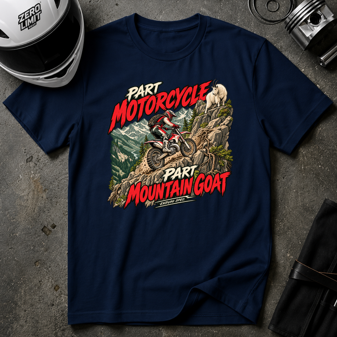 PART MOTORCYCLE PART GOAT T-SHIRT