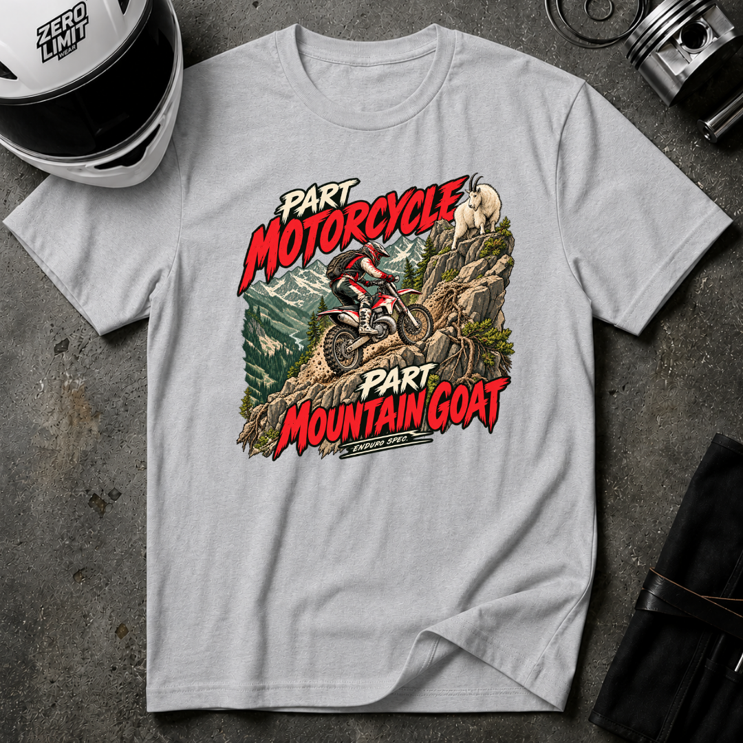 PART MOTORCYCLE PART GOAT T-SHIRT