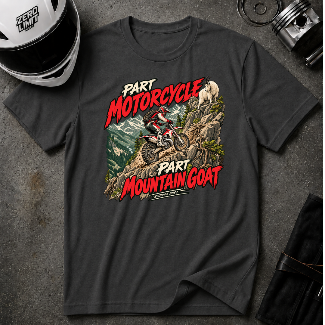 PART MOTORCYCLE PART GOAT T-SHIRT