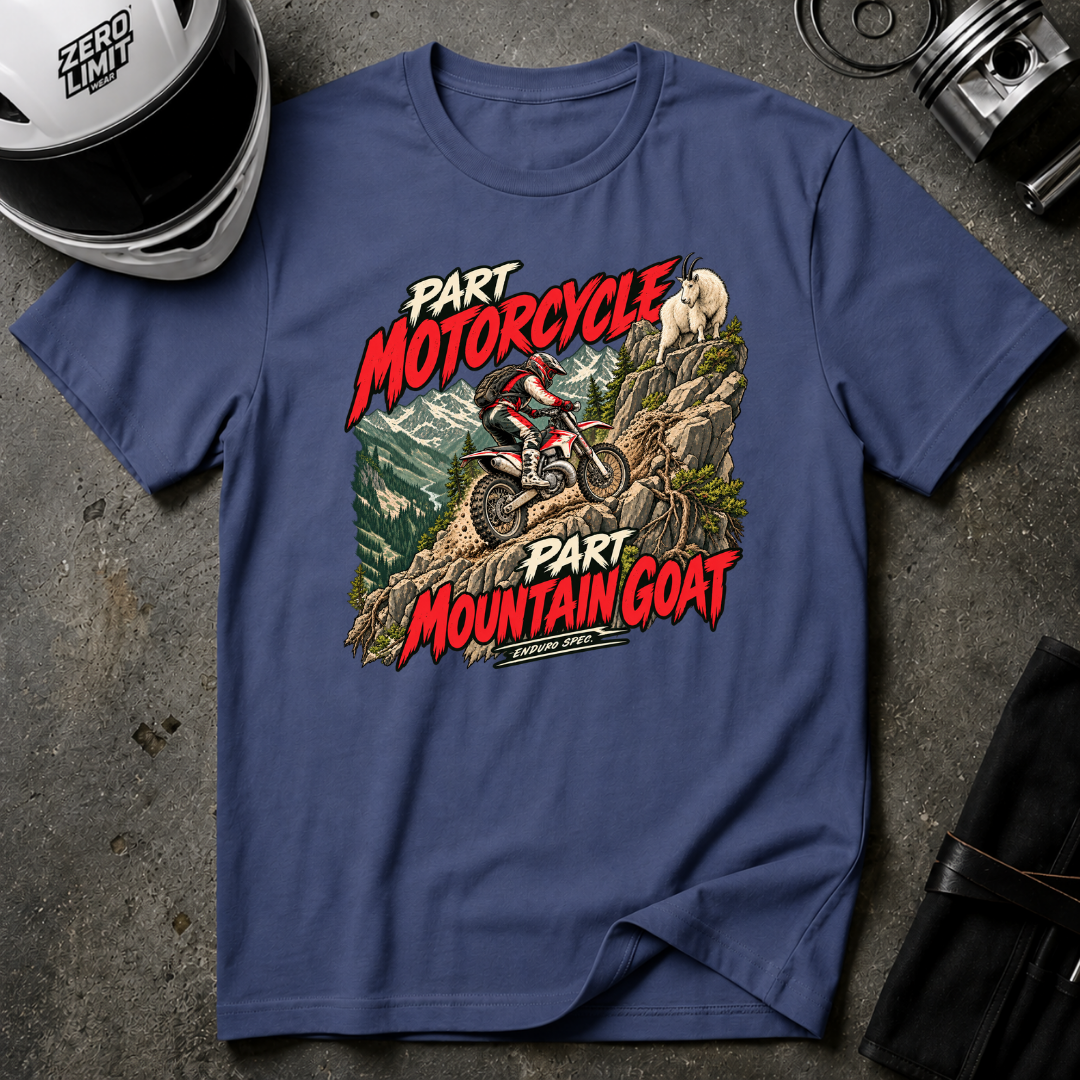 PART MOTORCYCLE PART GOAT T-SHIRT