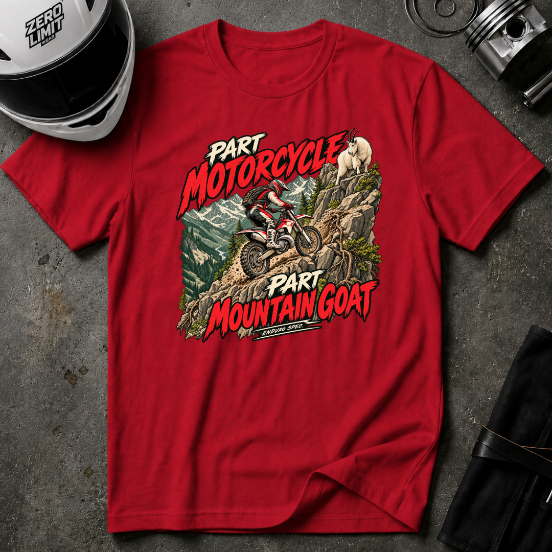 PART MOTORCYCLE PART GOAT T-SHIRT