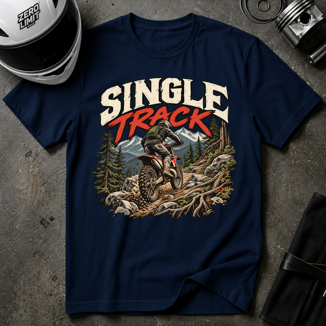 SINGLE TRACK HILLSIDE T-SHIRT