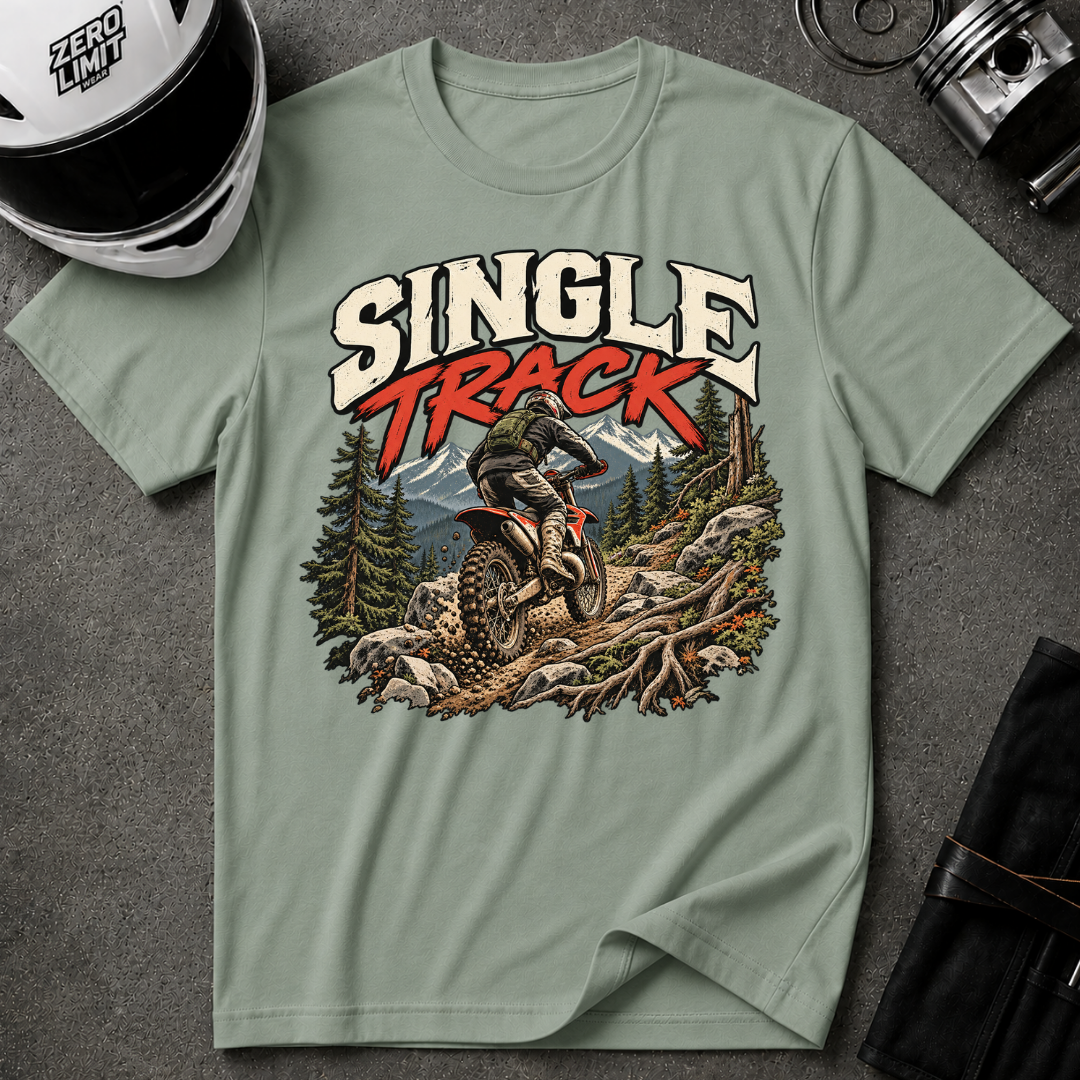 SINGLE TRACK HILLSIDE T-SHIRT