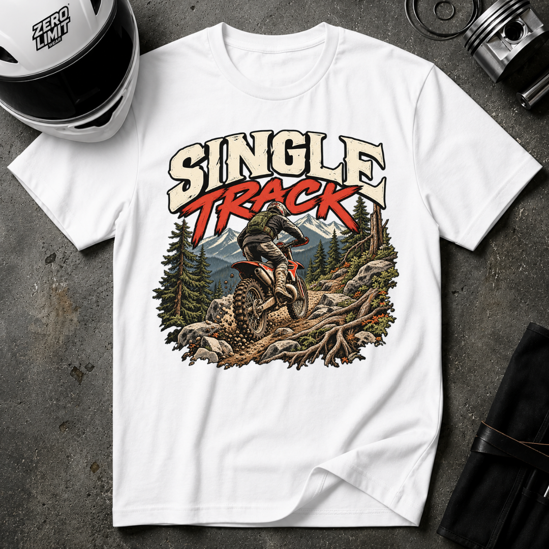 SINGLE TRACK HILLSIDE T-SHIRT